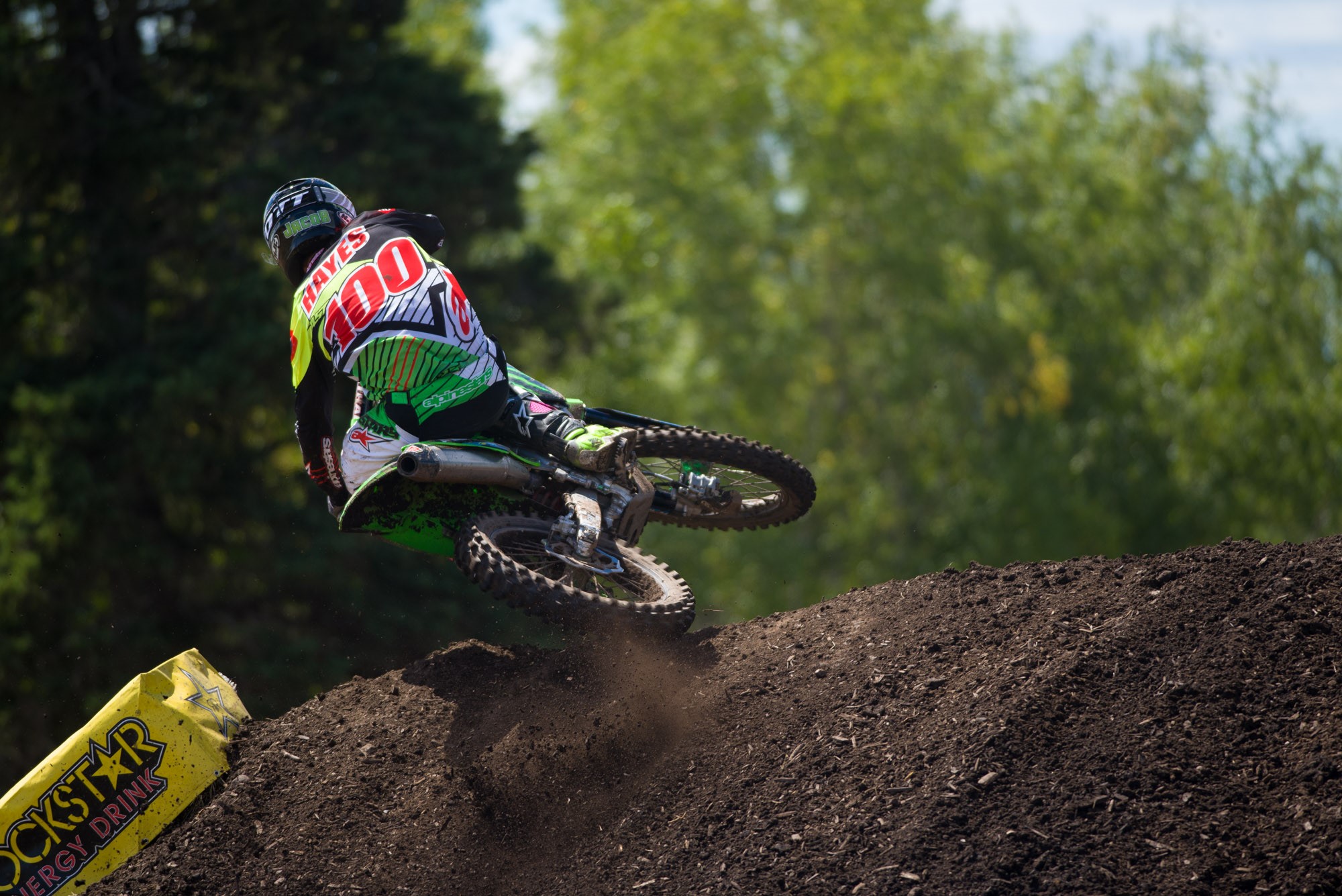 Monster Energy Alpinestars Kawasaki’s Jacob Hayes qualified third and went 3-3 on the day.