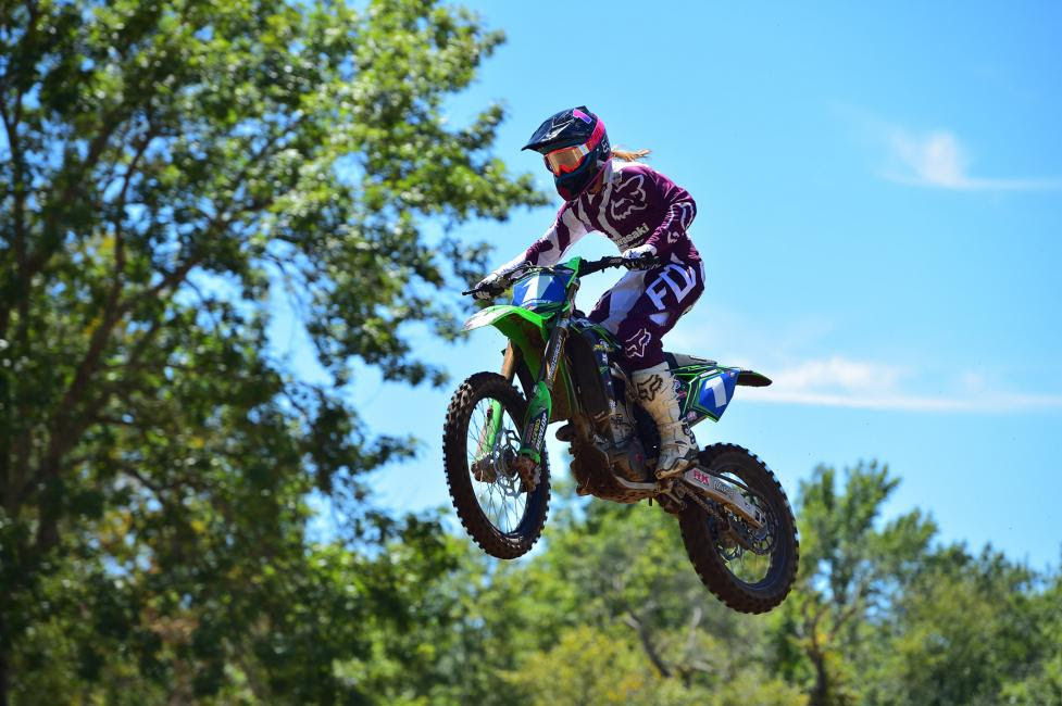 Kylie Fasnacht went 1-1 in the Onsia Sound Art WMX season finale.