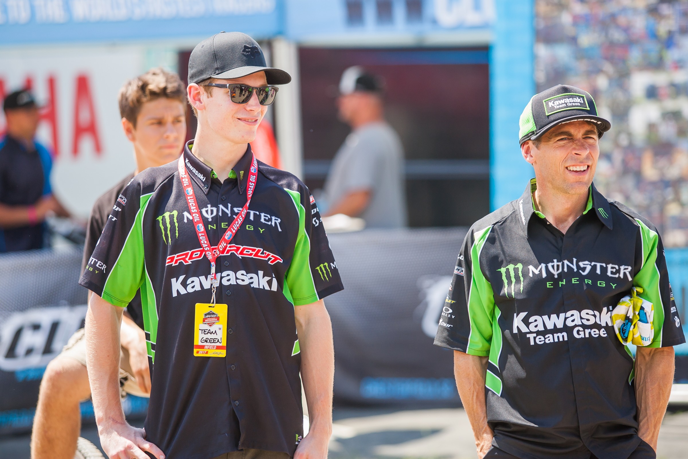 Cianciarulo also got some joy from watching two of his heroes get dunked for charity.