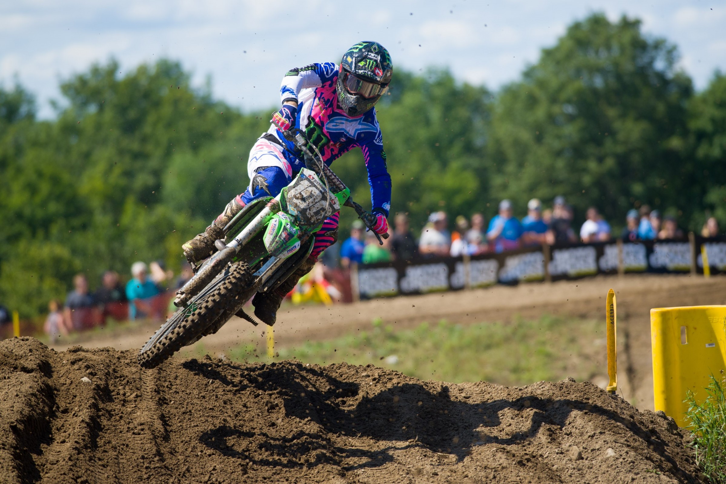 Monster Energy Alpinestar Kawasaki’s Jacob Hayes finished fourth in the MX2 class for 2017.