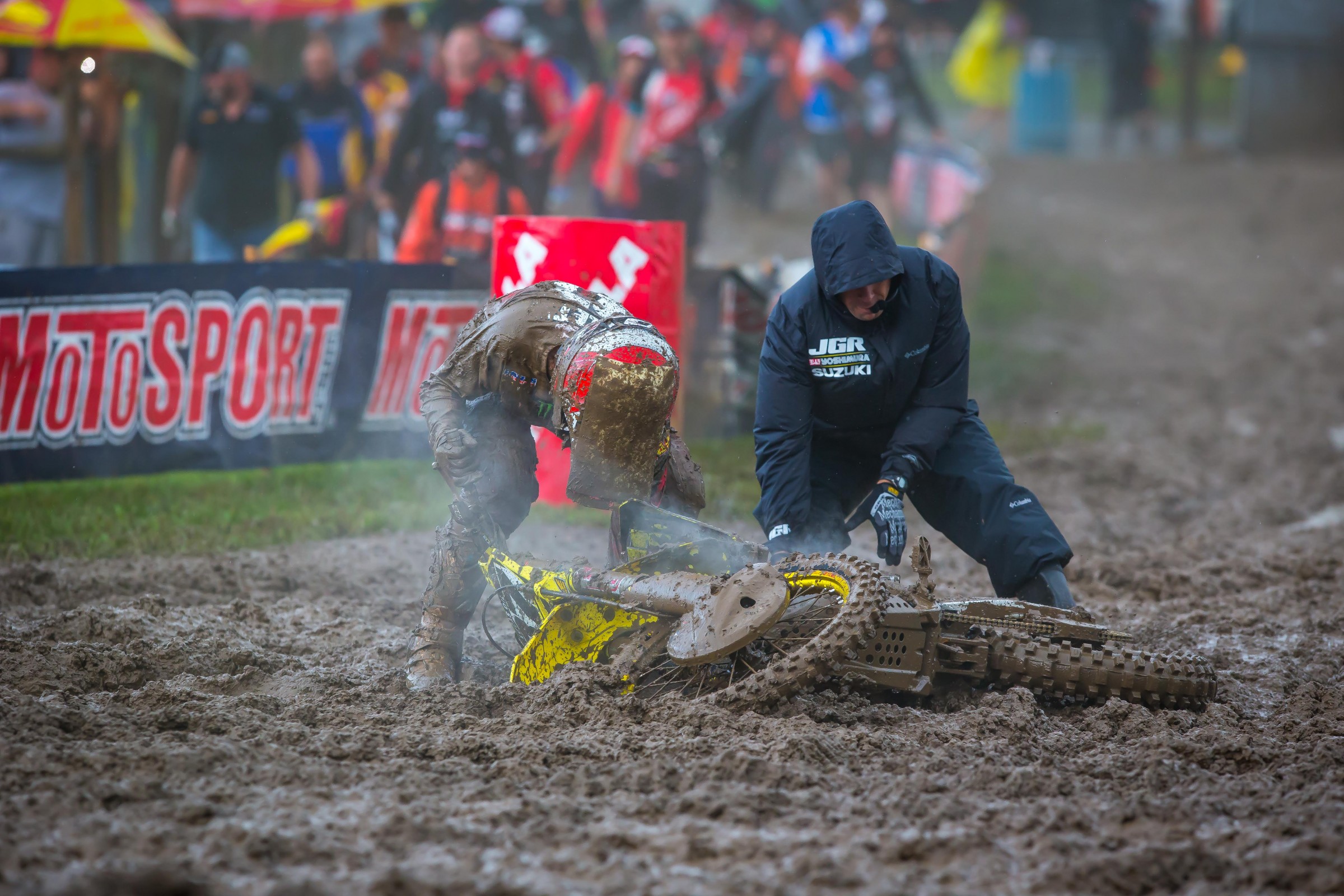 Nicoletti's return to Lucas Oil Pro Motocross didn't start off too well.