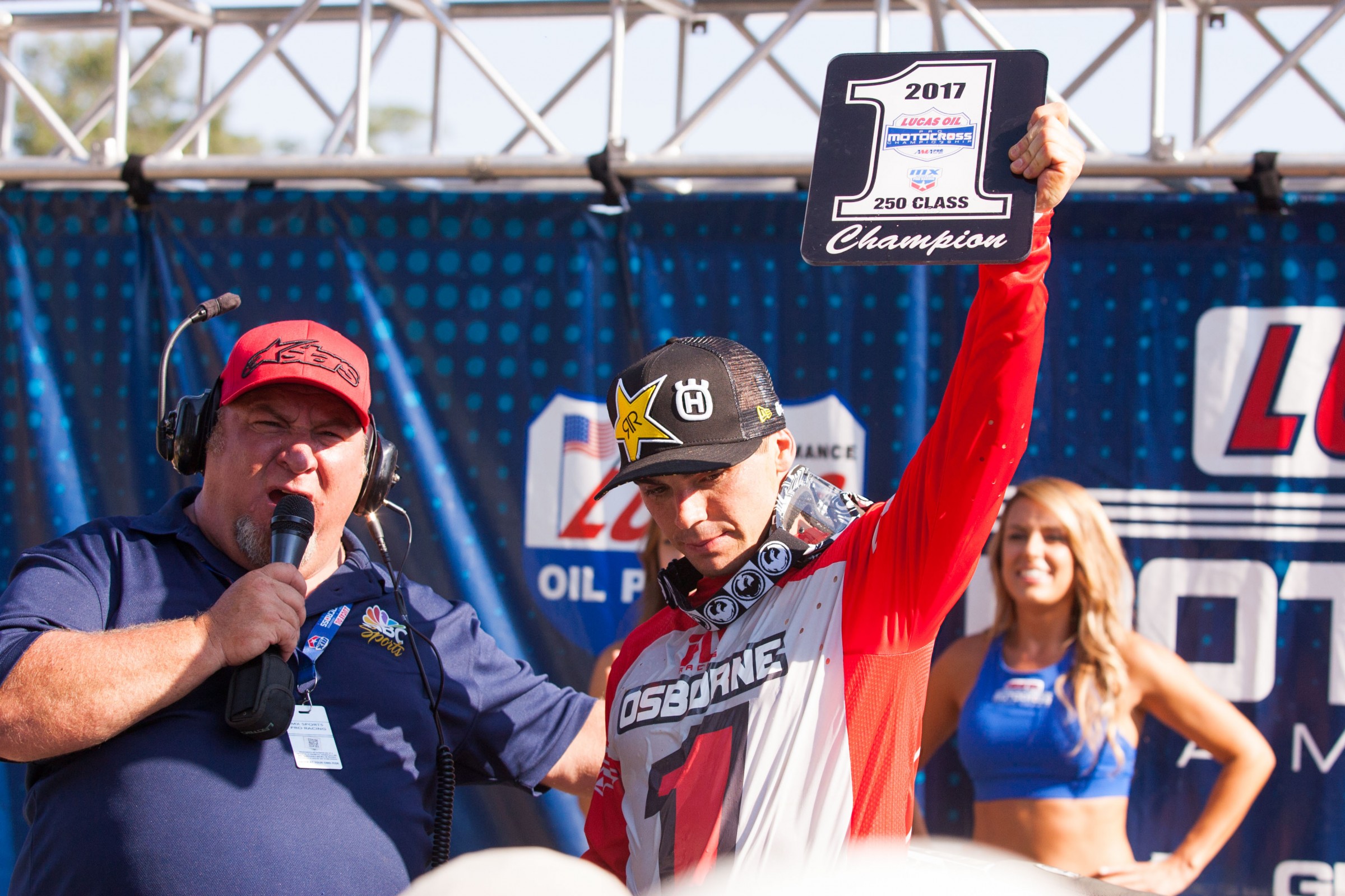 Two championships for Osborne in 2017.