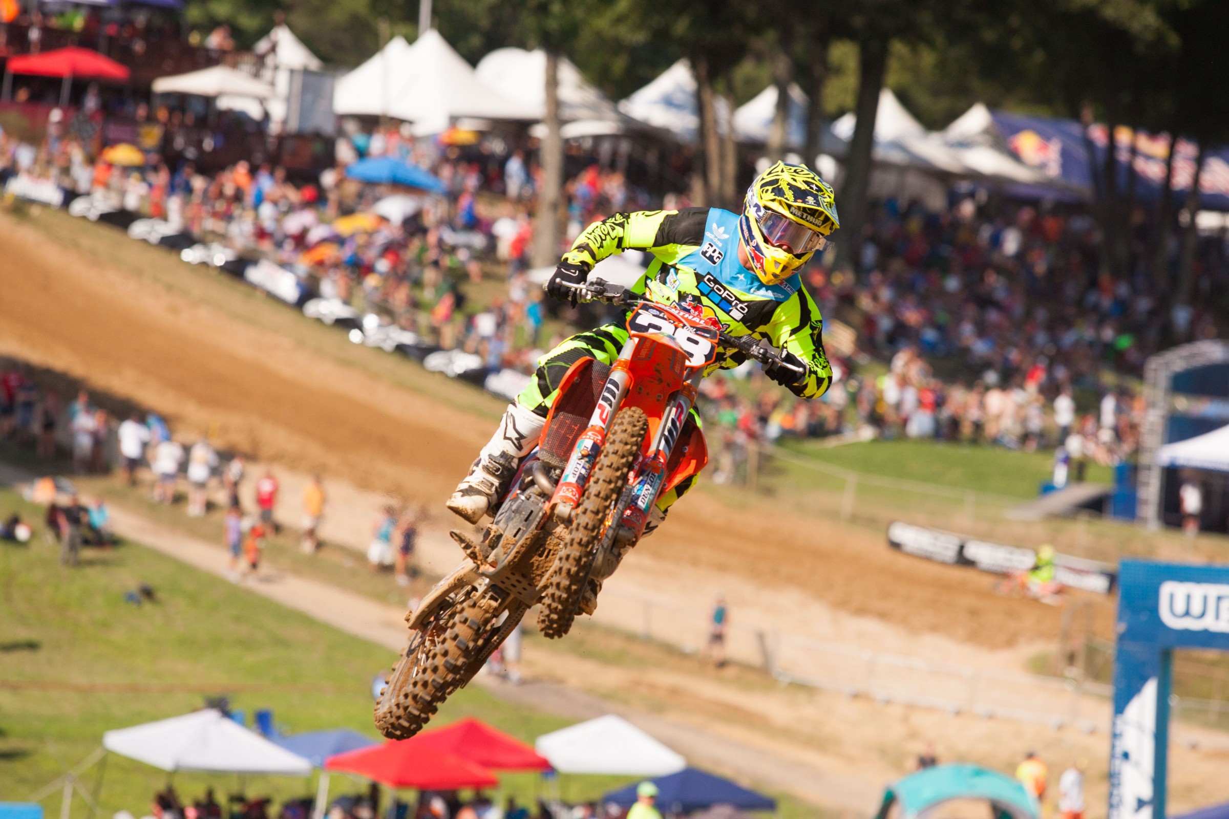 McElrath earned his first overall podium of the season on Saturday,