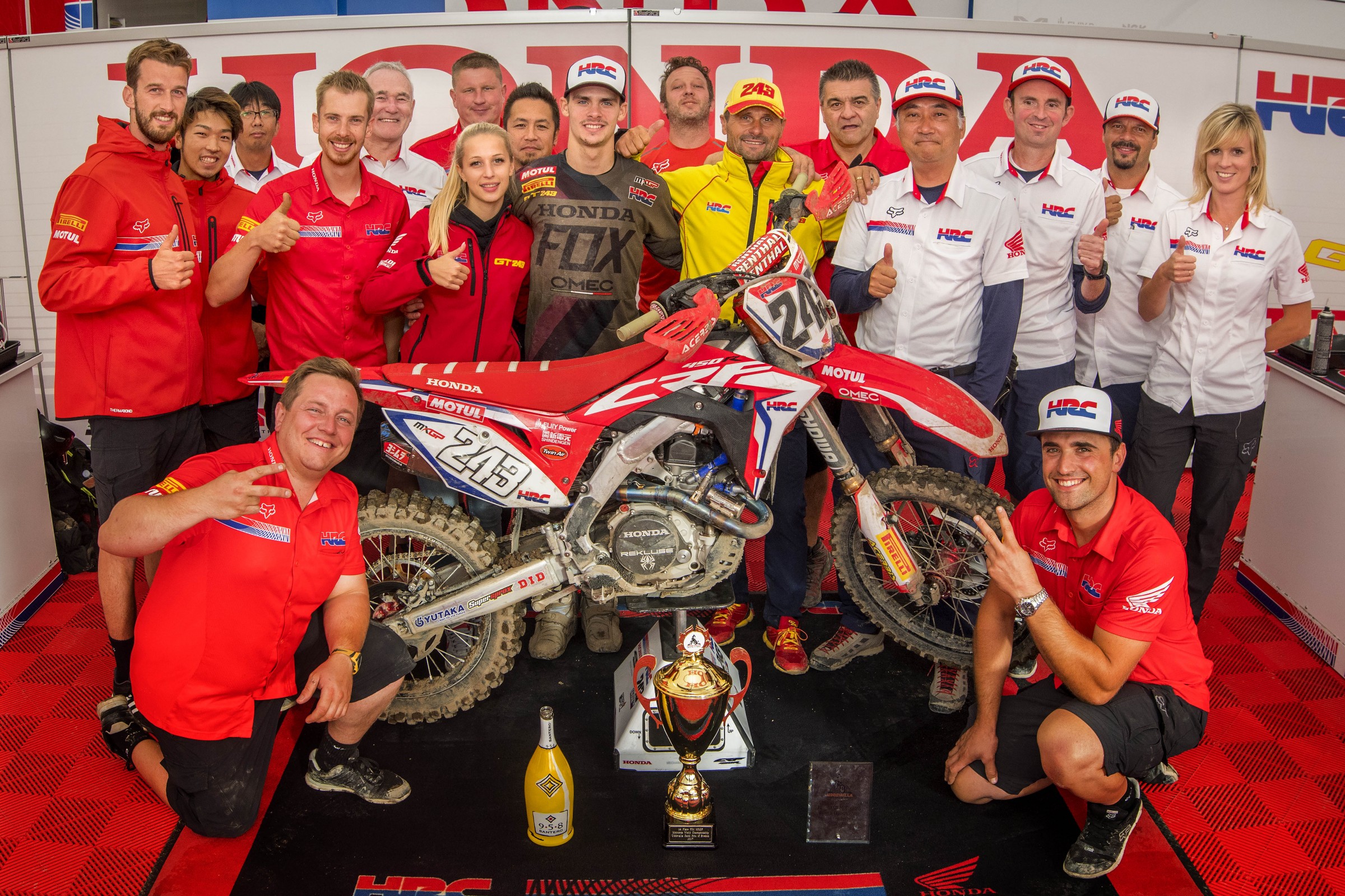Gajser has seven moto wins this season.