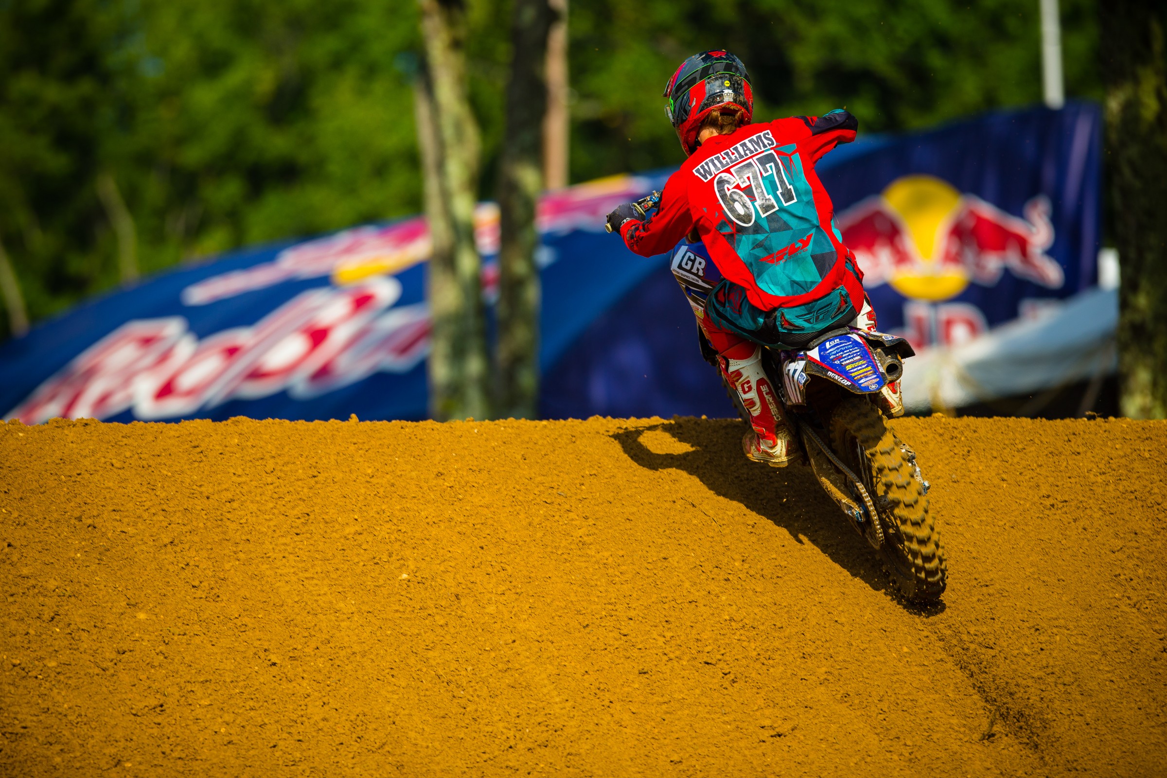 Williams has eight moto finishes inside the top 20 this year.