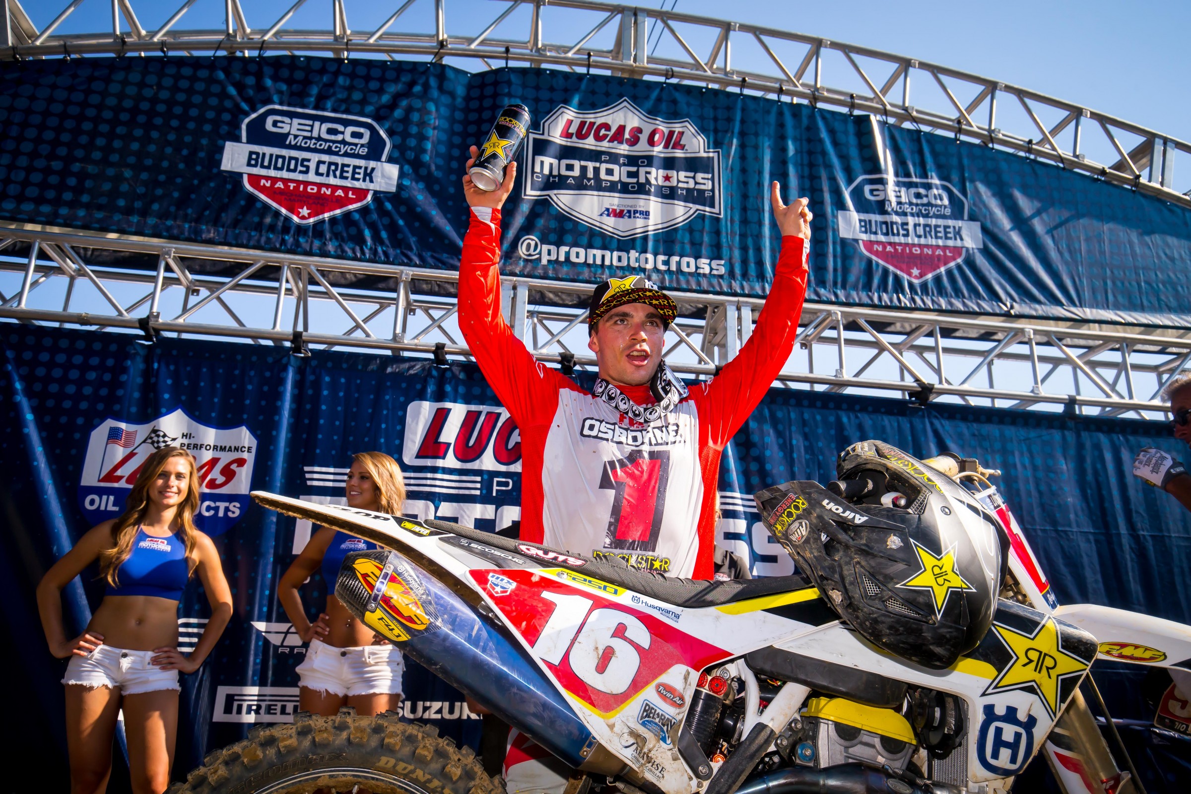 Osborne clinched his first career 250MX title last Saturday.