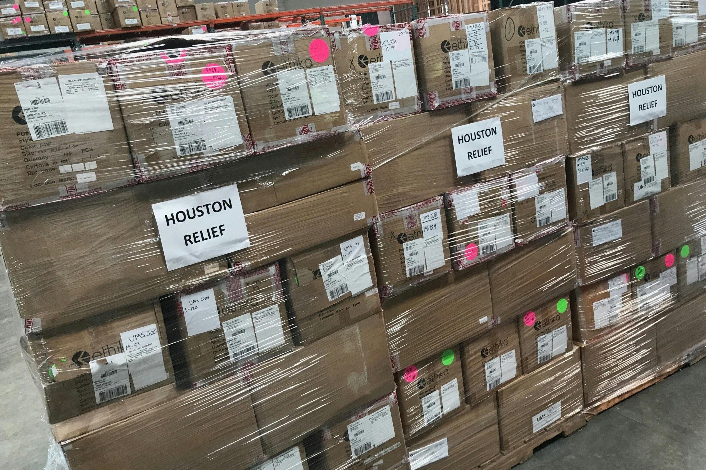 Ethika Donates More Than 14,000 Pair of Underwear to Houston Residents