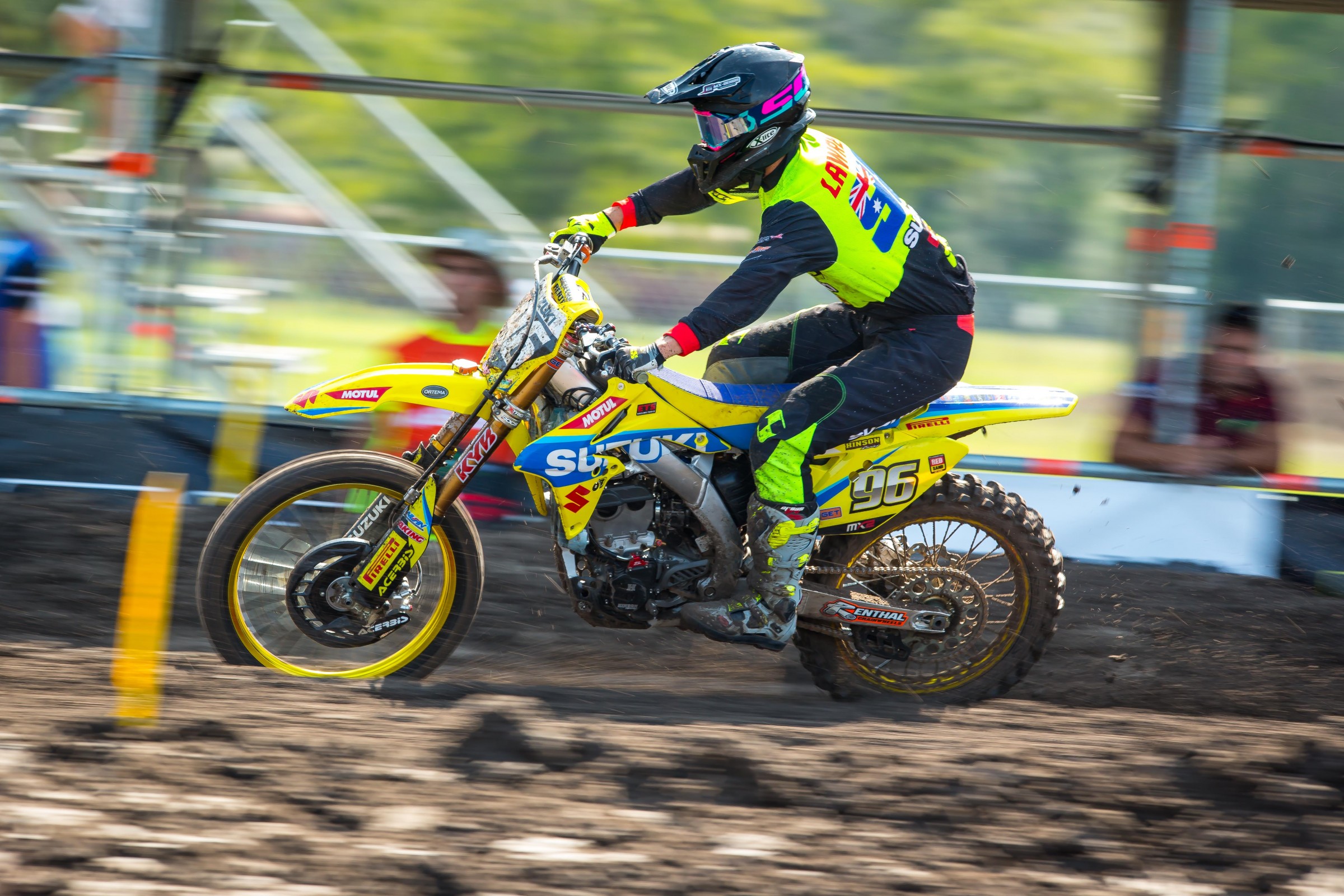 Australia's Hunter Lawrence finished a solid second overall.