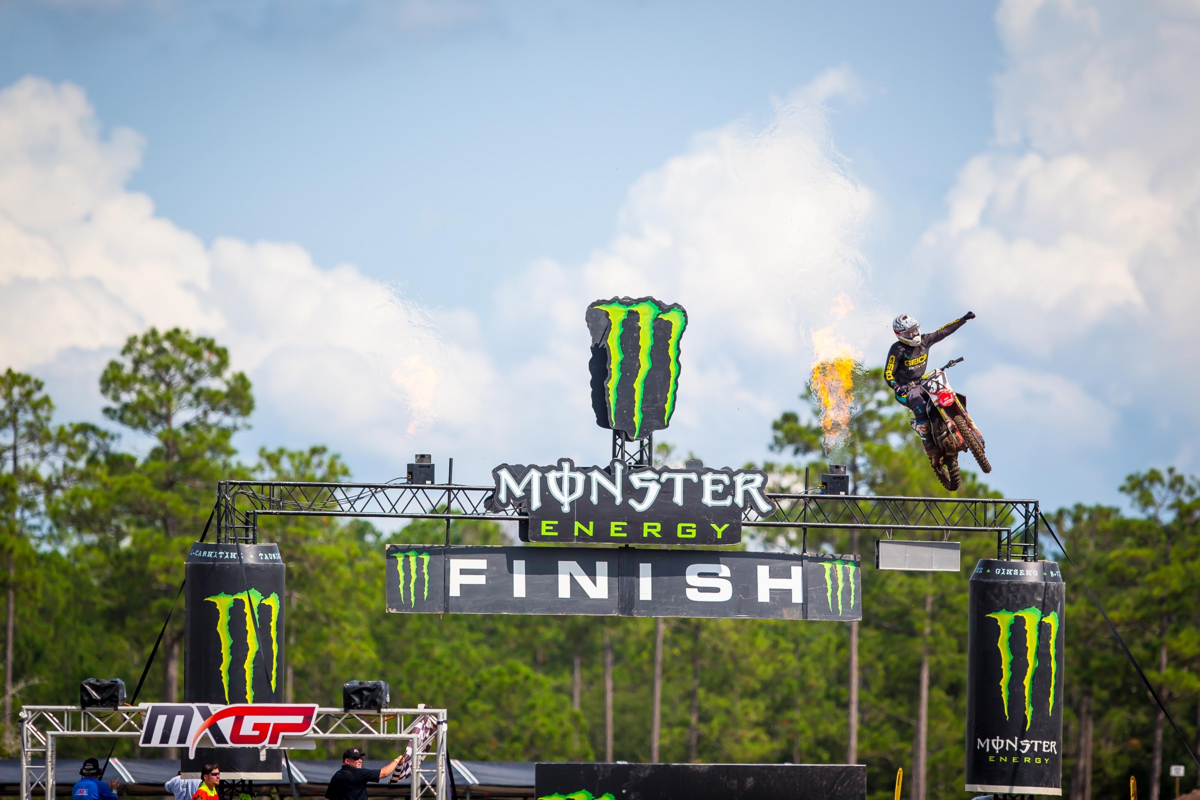 Hampshire's win at WW Motocross Park was the first major win of his pro career.