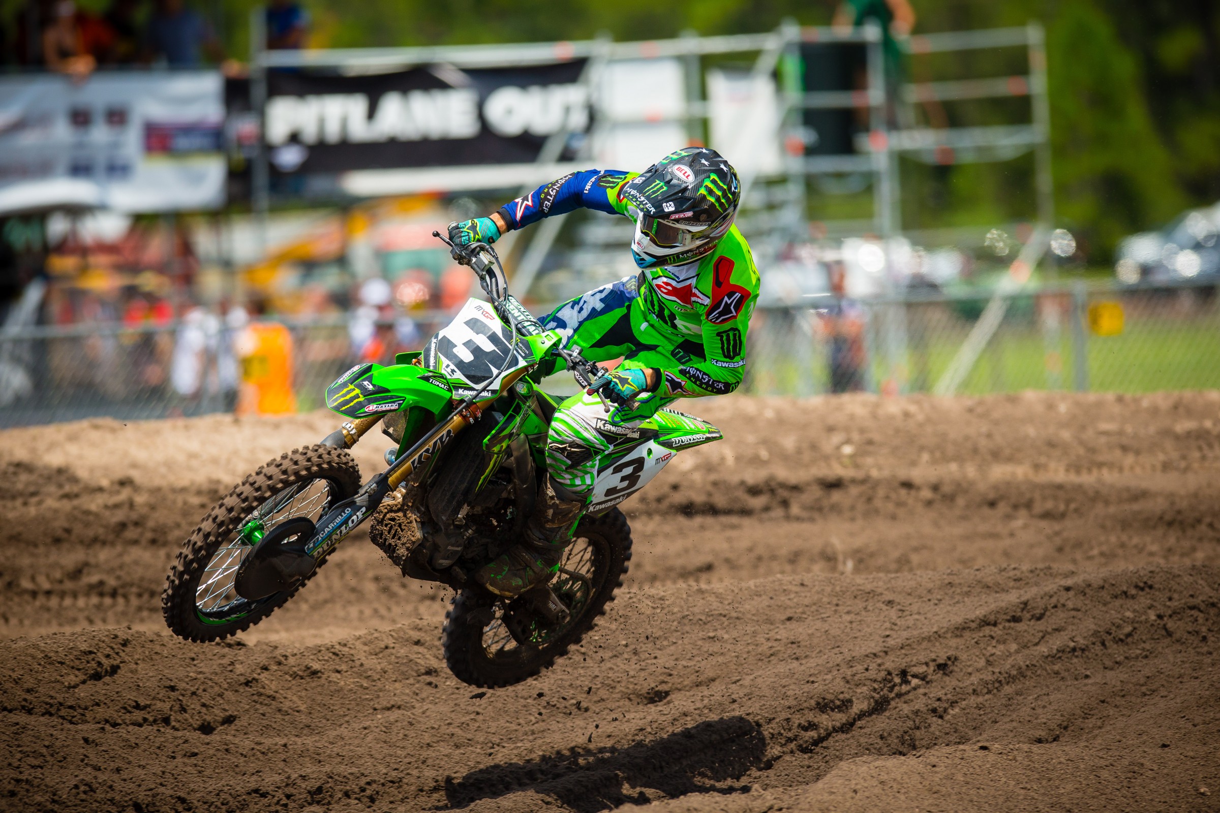 Tomac looked much more comfortable during the motos on Sunday.