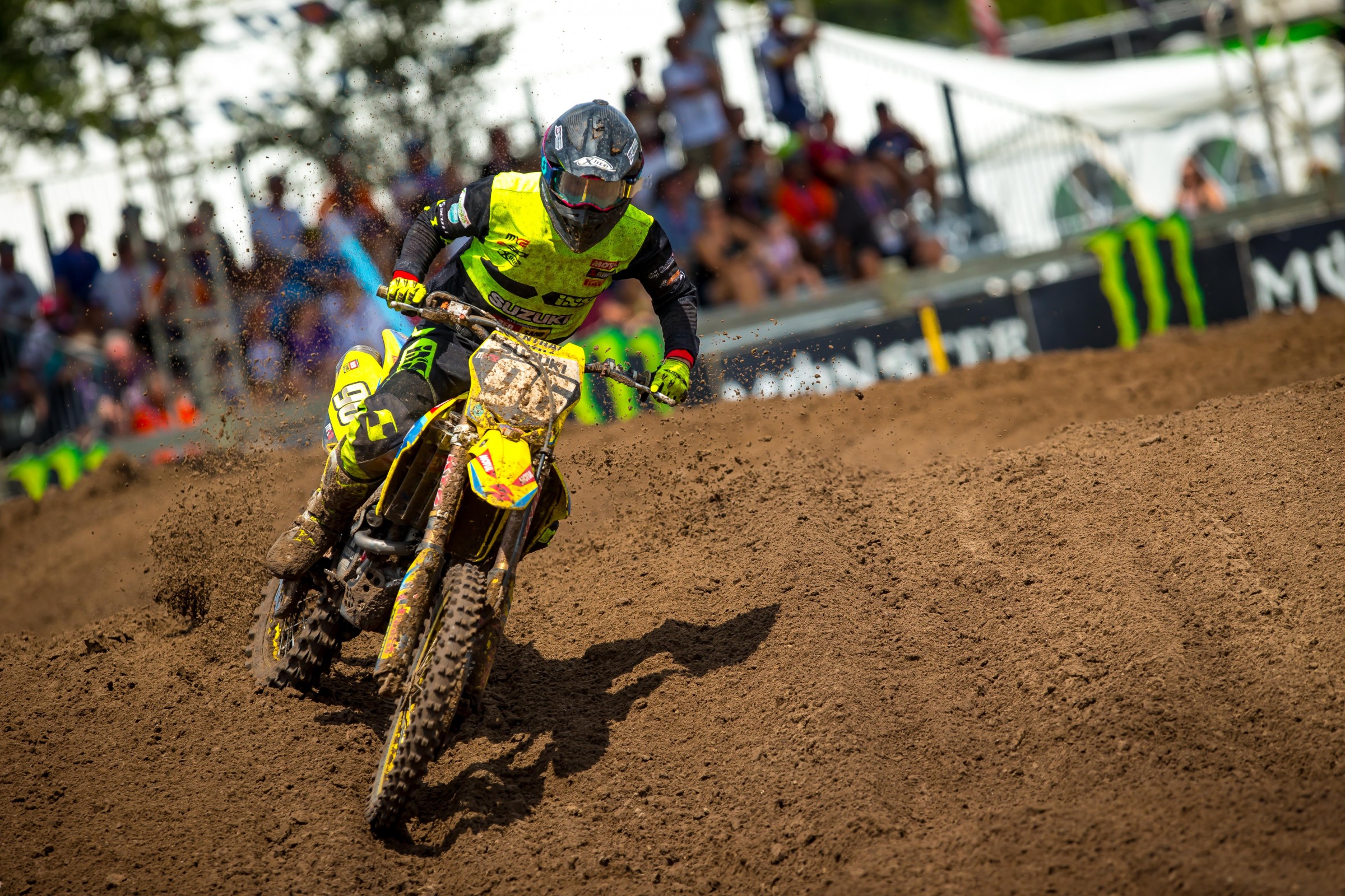 Lawrence turned a lot of heads with his second moto performance.
