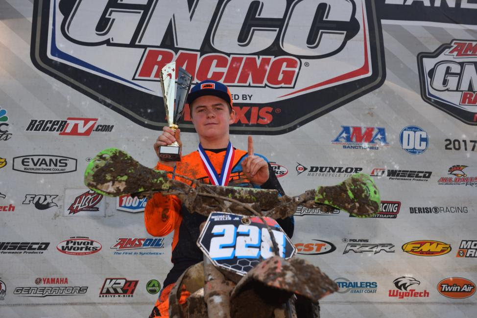 Michael Beeler topped the youth charts after starting on the second row.