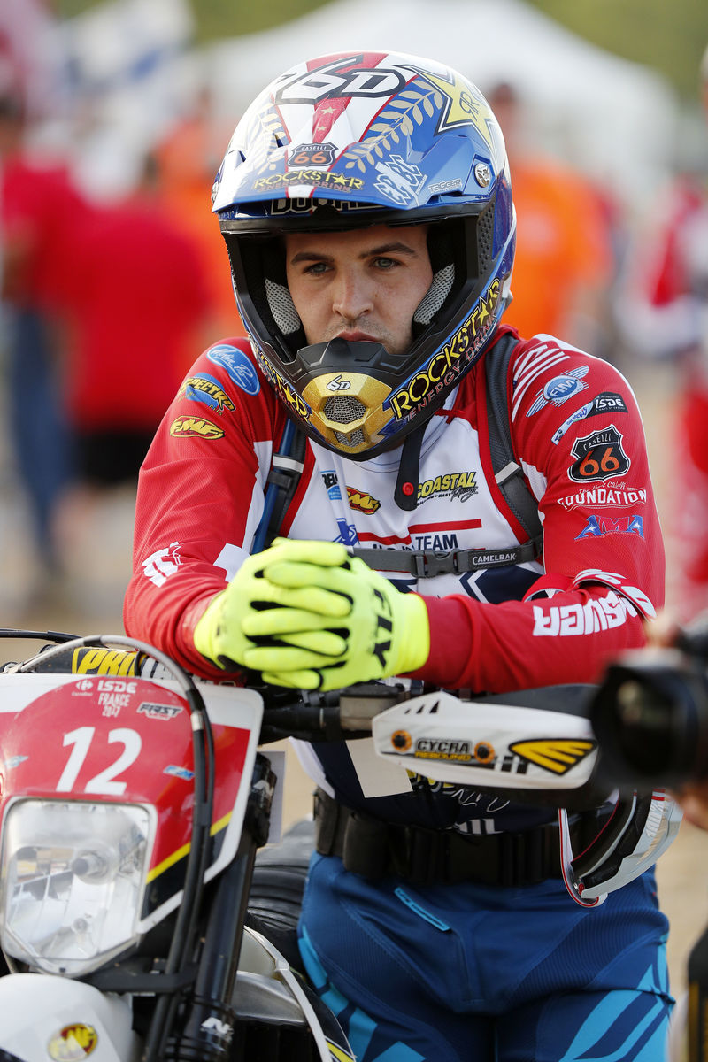 Thad Duvall's 2017 ISDE campaign didn't last long.