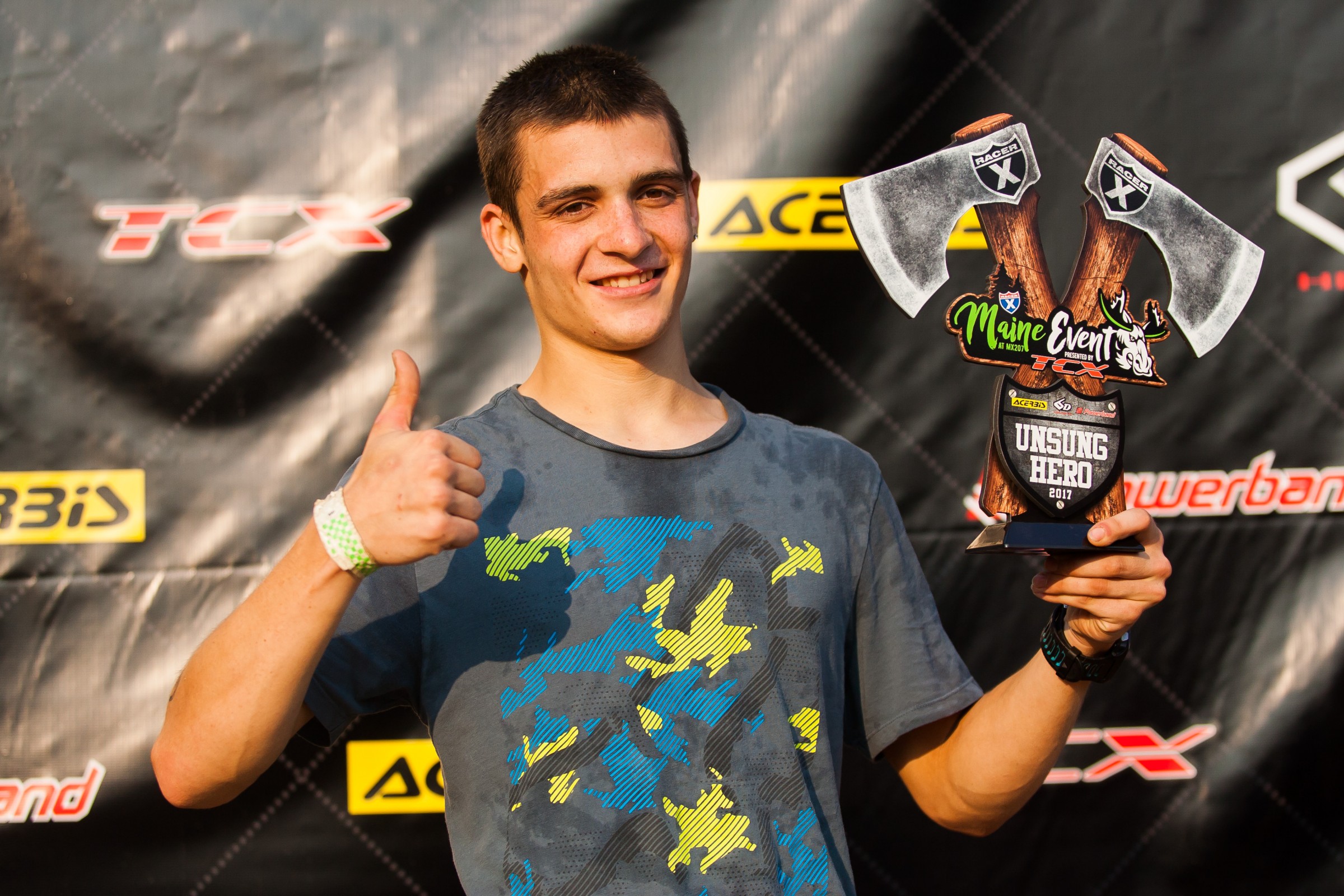 Jake was pretty tired by the time he earned this one.
