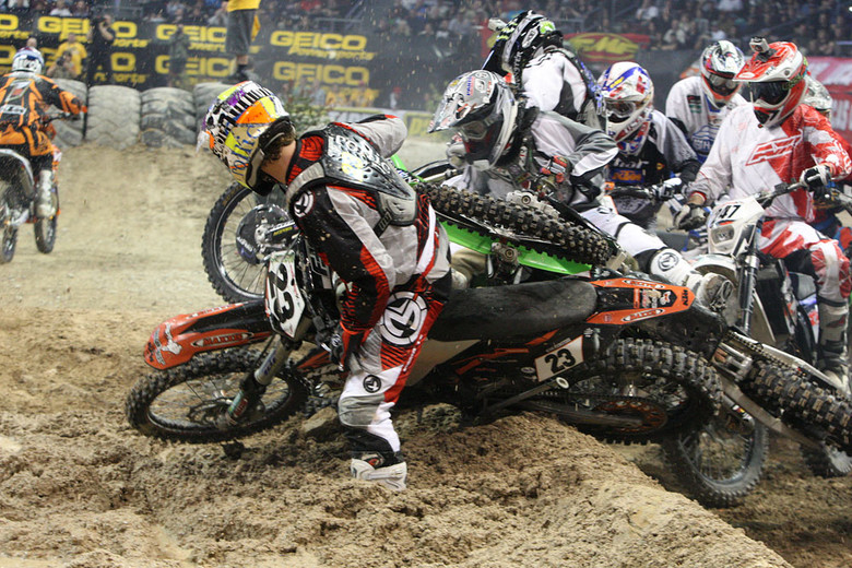 Active shooter situation in an arena or normal conditions at an Endurocross? Too close to call.
