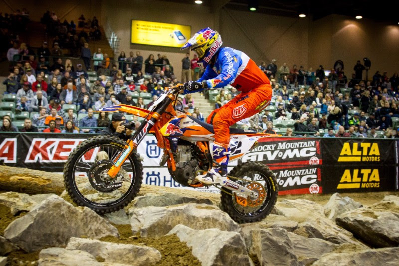 Cody Webb took his first win of the season in Reno.