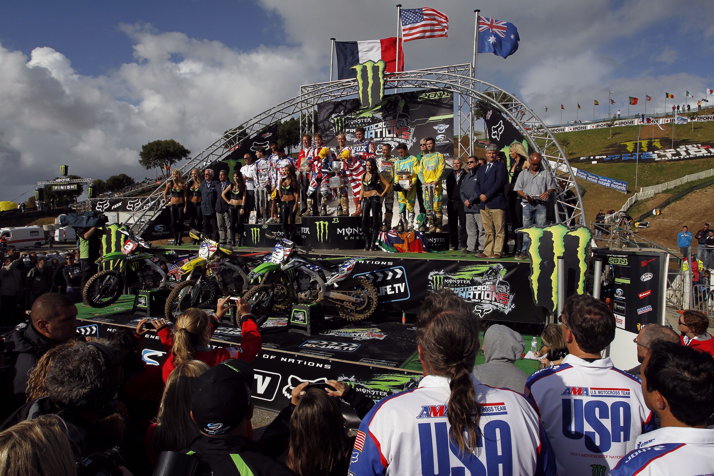 The last time Team USA stood atop the box at the Motocross of Nations.