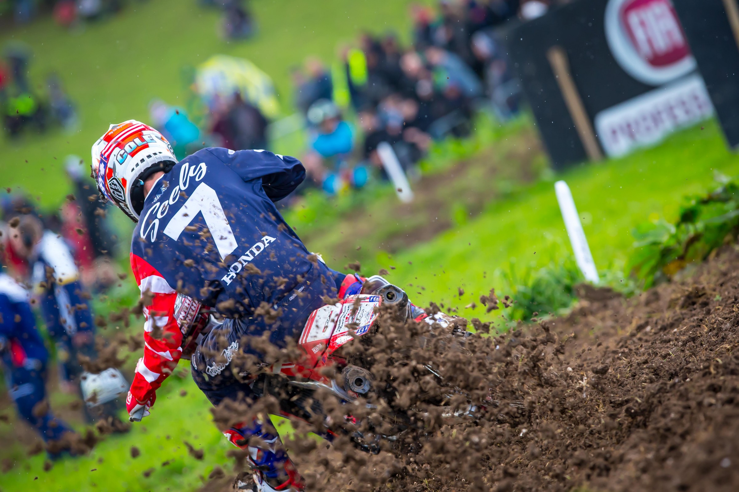 Cole Seely had bike troubles in both motos on Sunday.