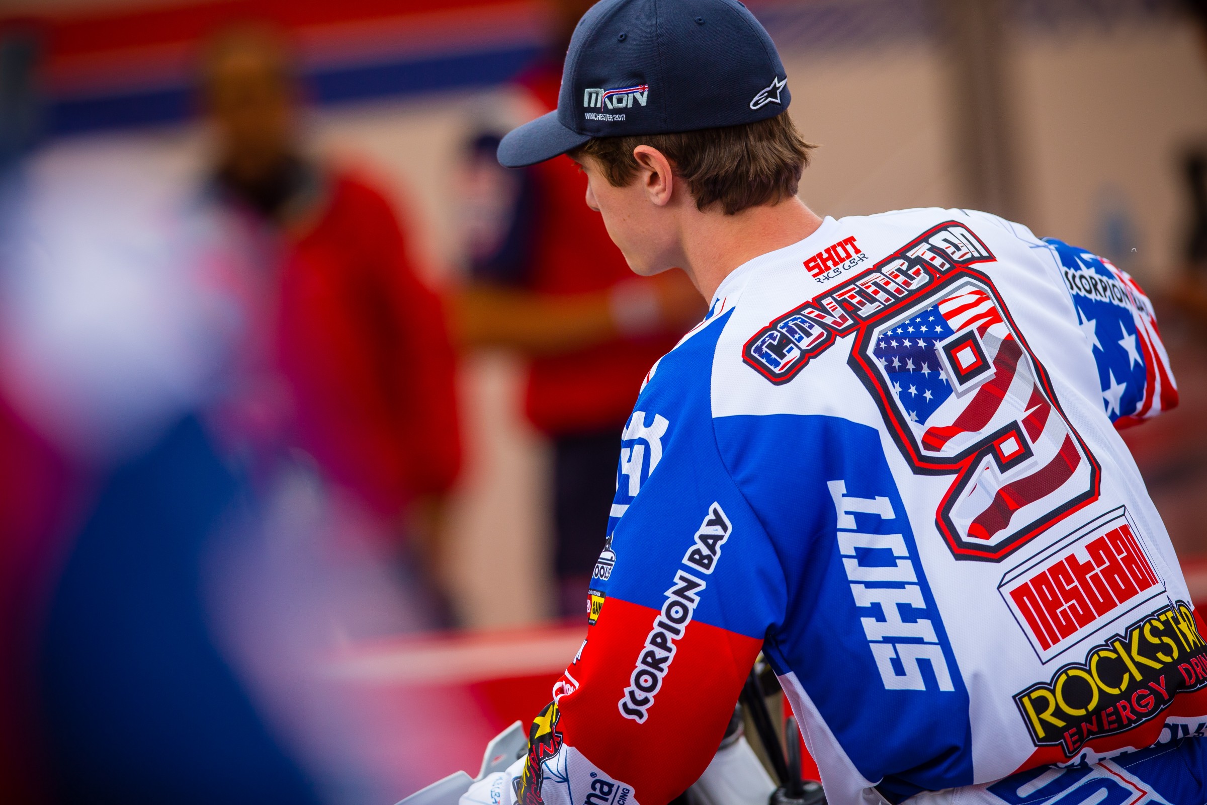 Thomas Covington crashed in both motos on Sunday and finished 11th overall in Open.