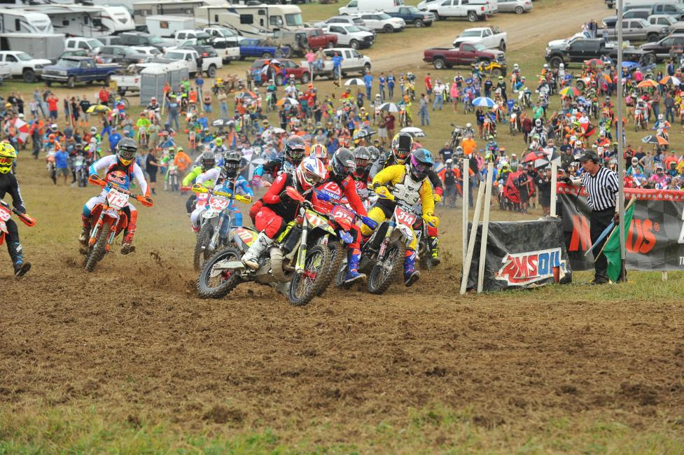 Grant Baylor shot off the line to win the $250 All Balls Racing Holeshot Award.