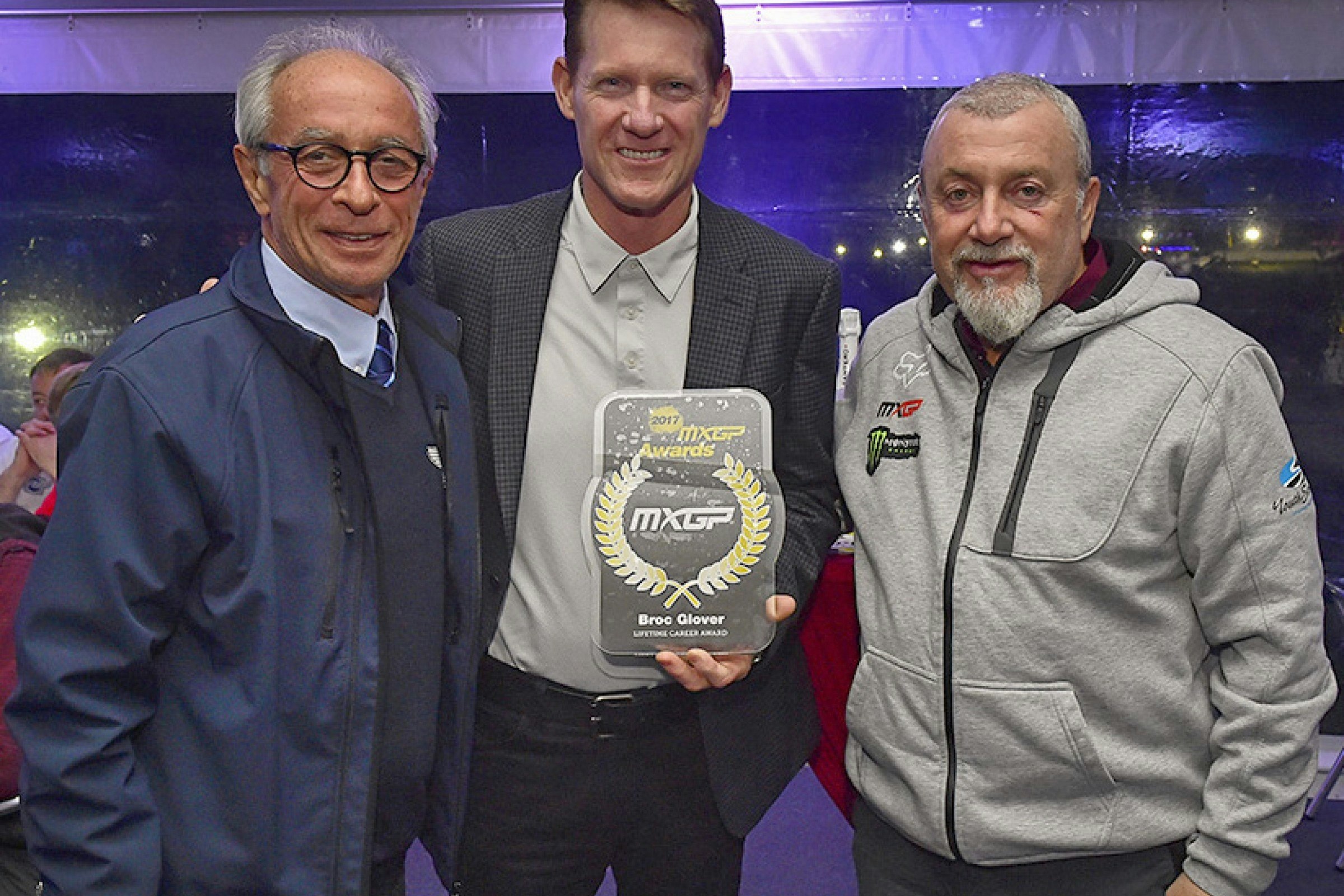 Broc Glover Receives MXGP Lifetime Career Award