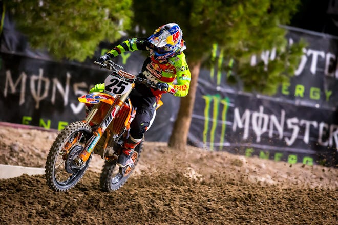 All the pressure was on Marvin for race three, but he nailed the holeshot and took off for the big money.