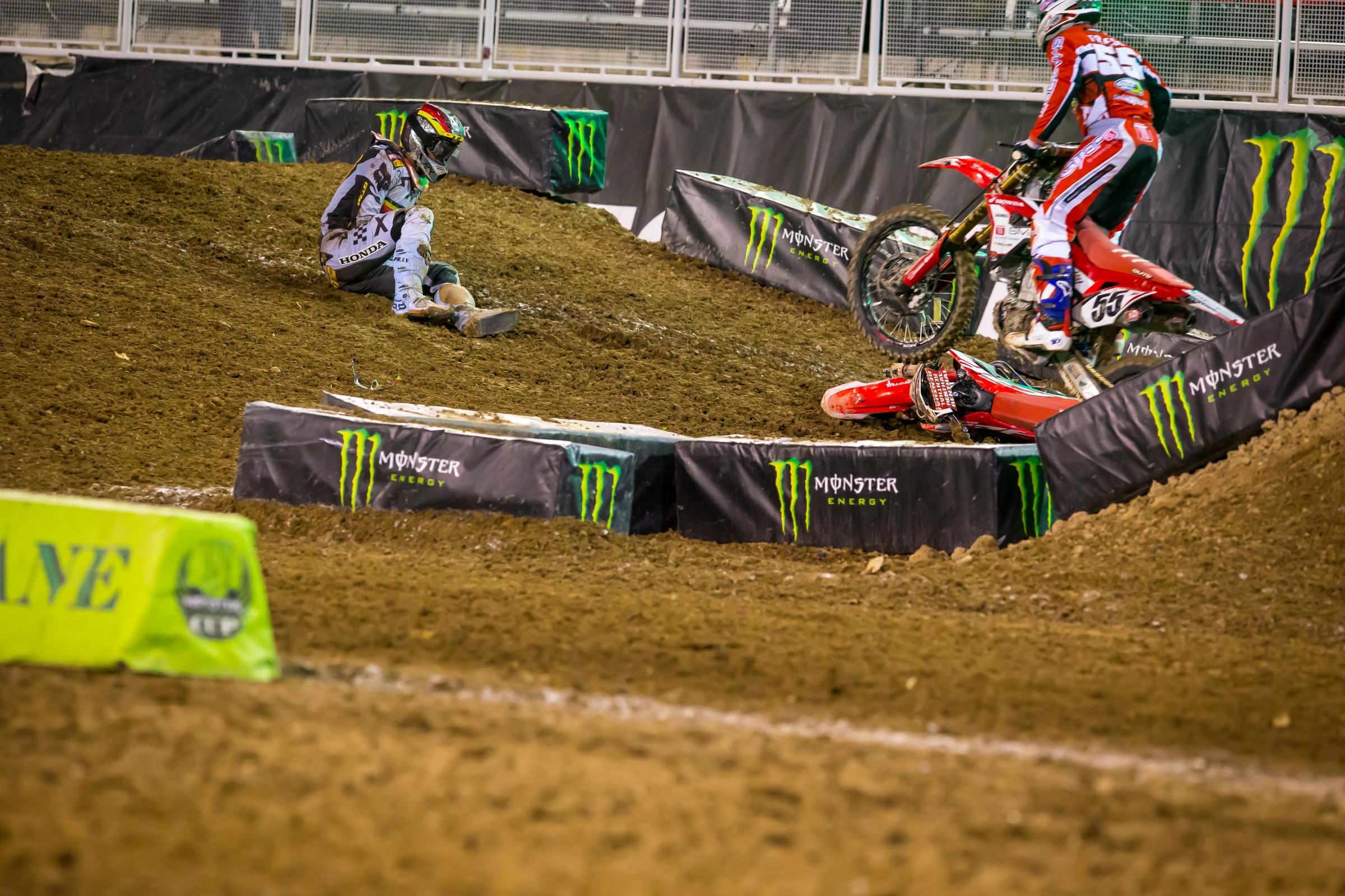 Tough debut for world champion Tim Gajser.
