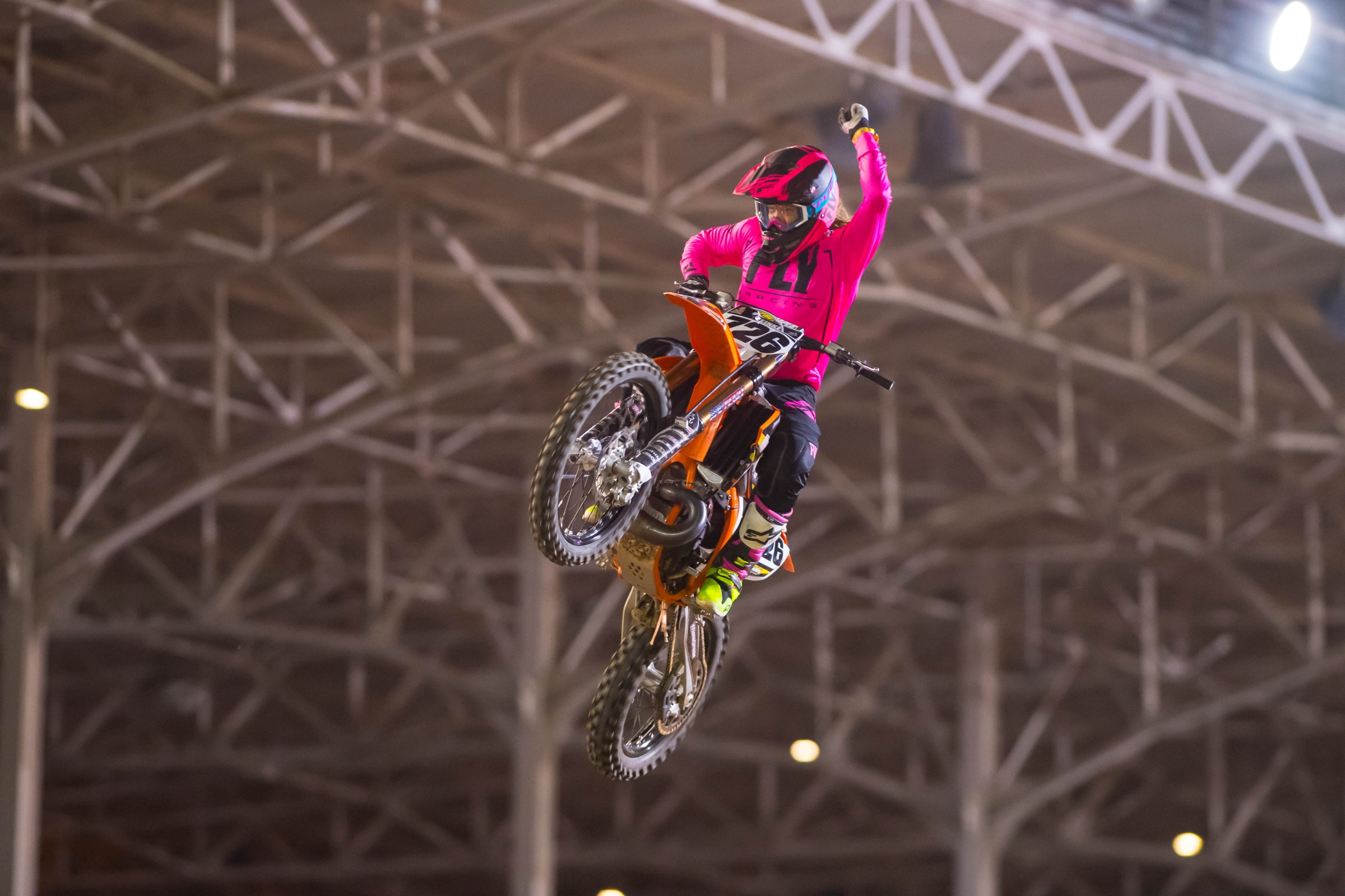 Gared Steinke defeated Mike Brown, Ryan Villopoto and Ronnie Mac to win the Two-Stroke Class.
