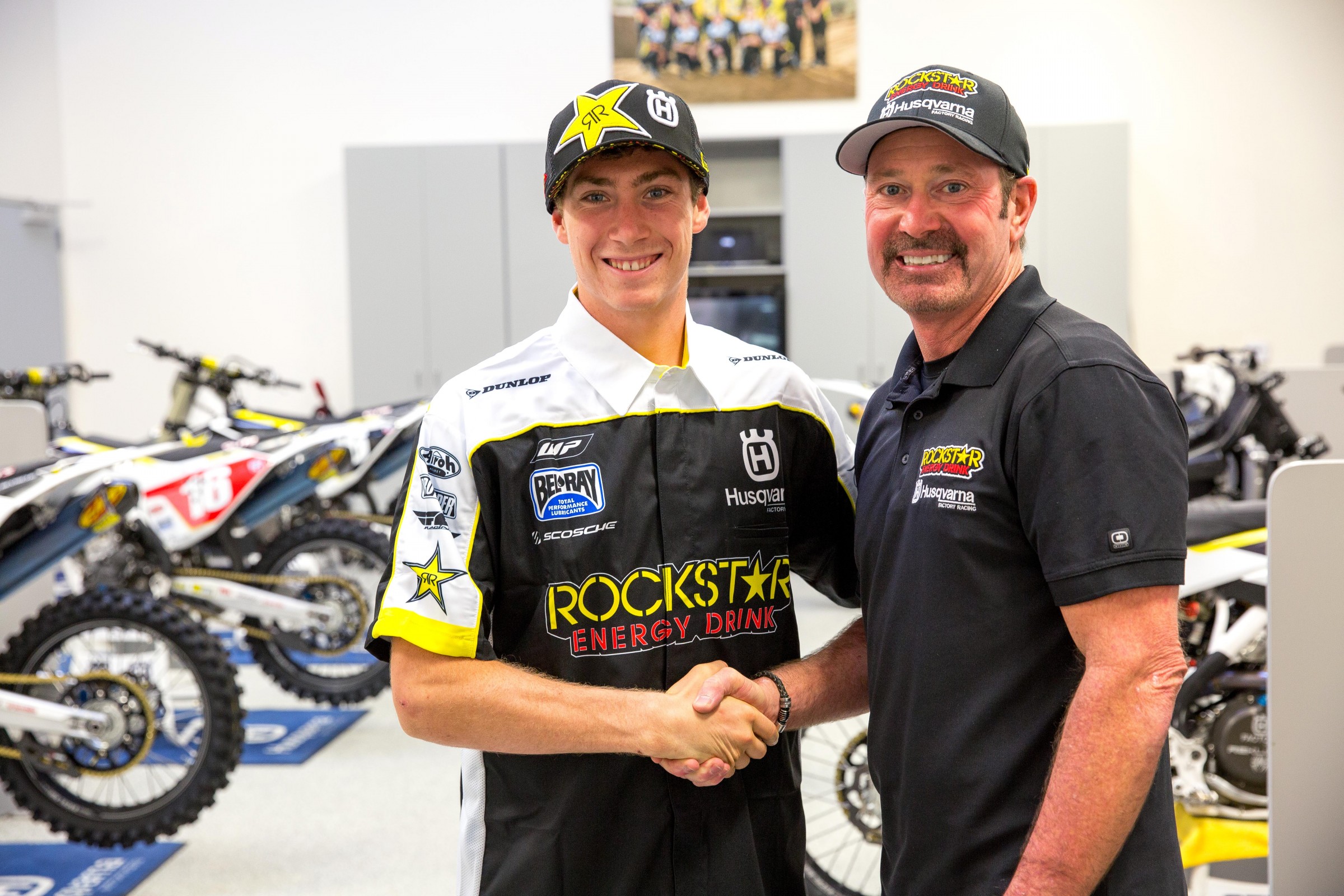 Husqvarna announced the signing of Mitchell Harrison yesterday.