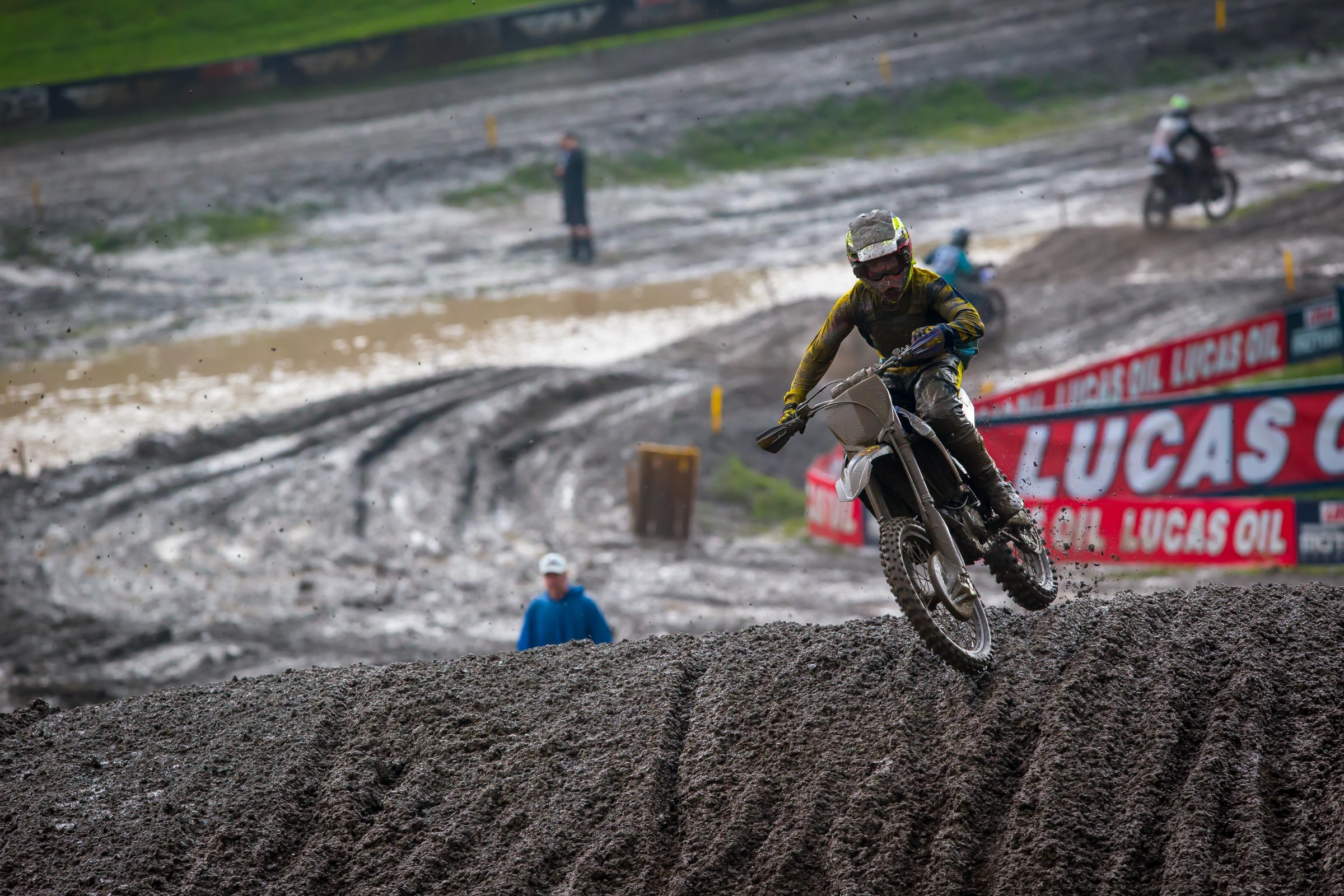 Cooper finished second in the second moto at his home national at Unadilla.