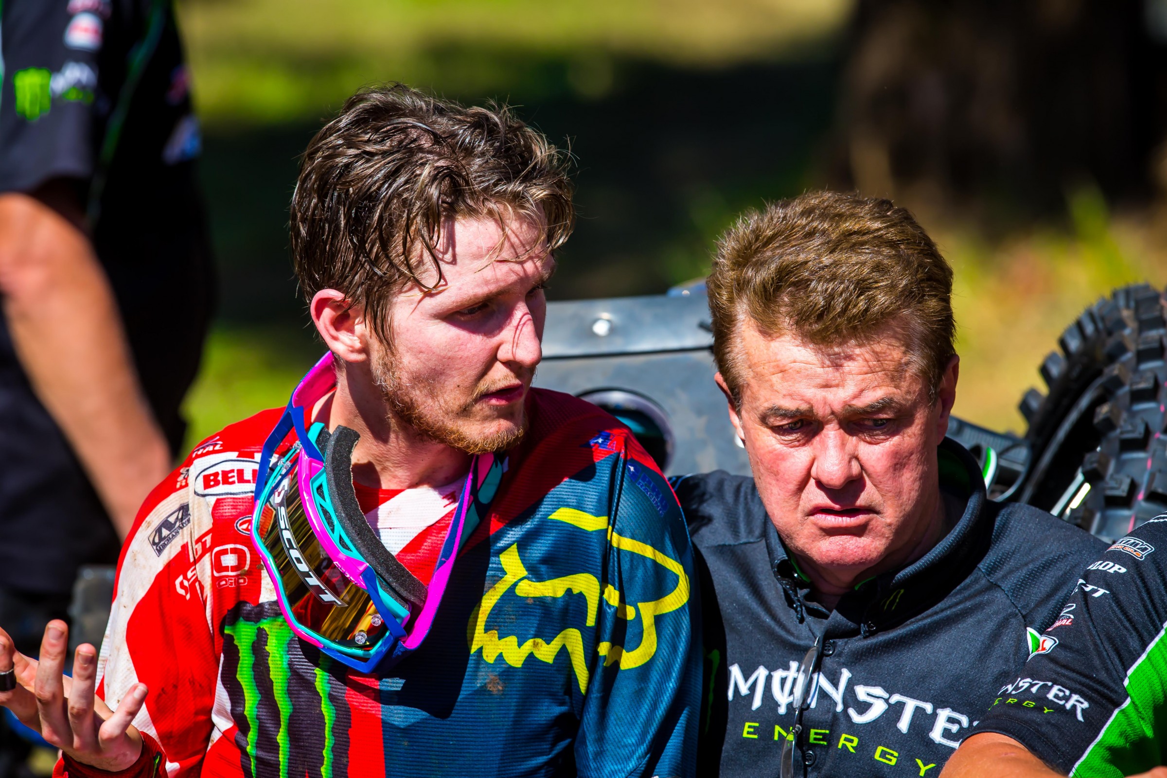 Joey Savatgy (left) will return to Monster Energy/Pro Circuit Kawasaki in 2018.