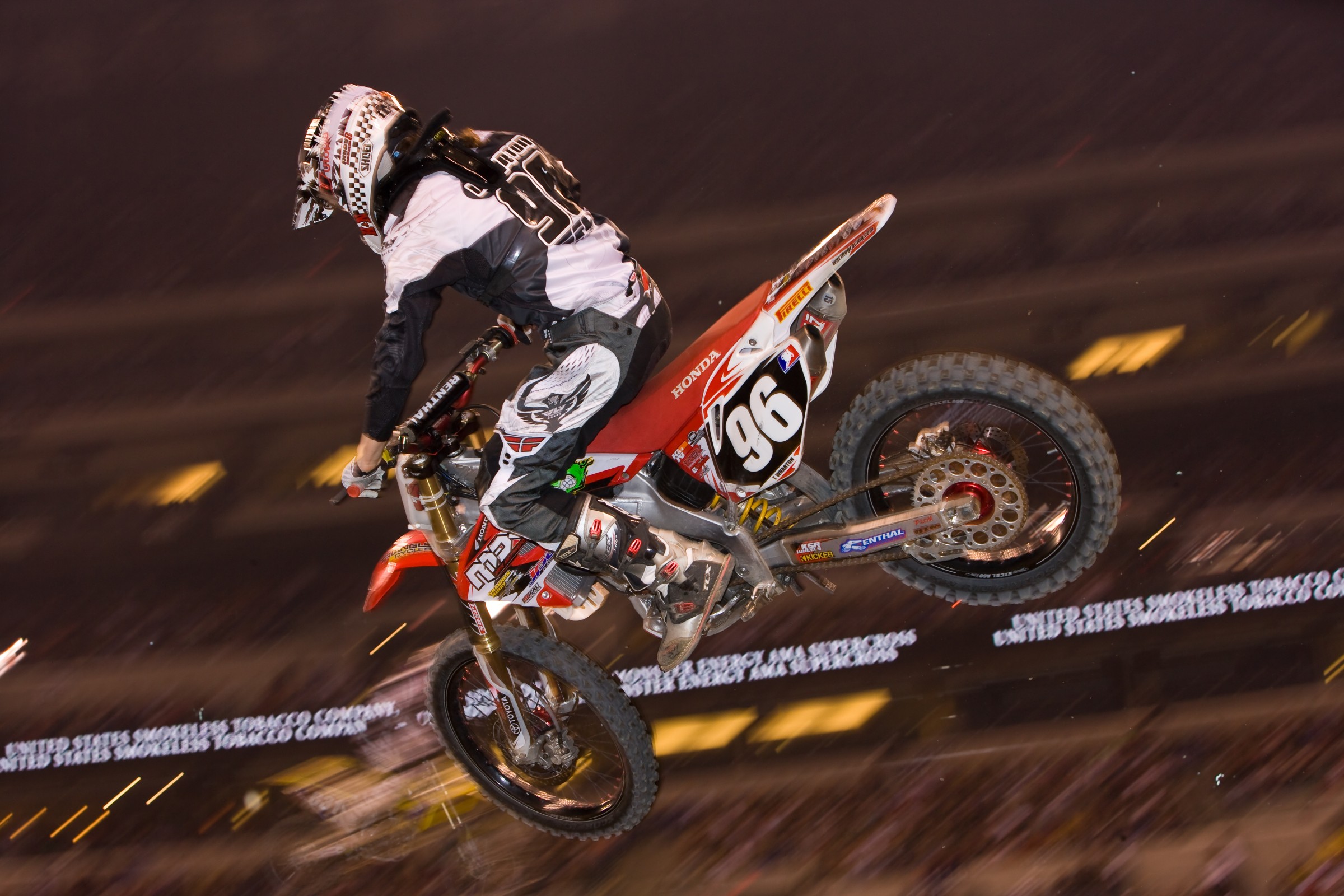 Tyler's best career finish in Monster Energy Supercross was a 13th.