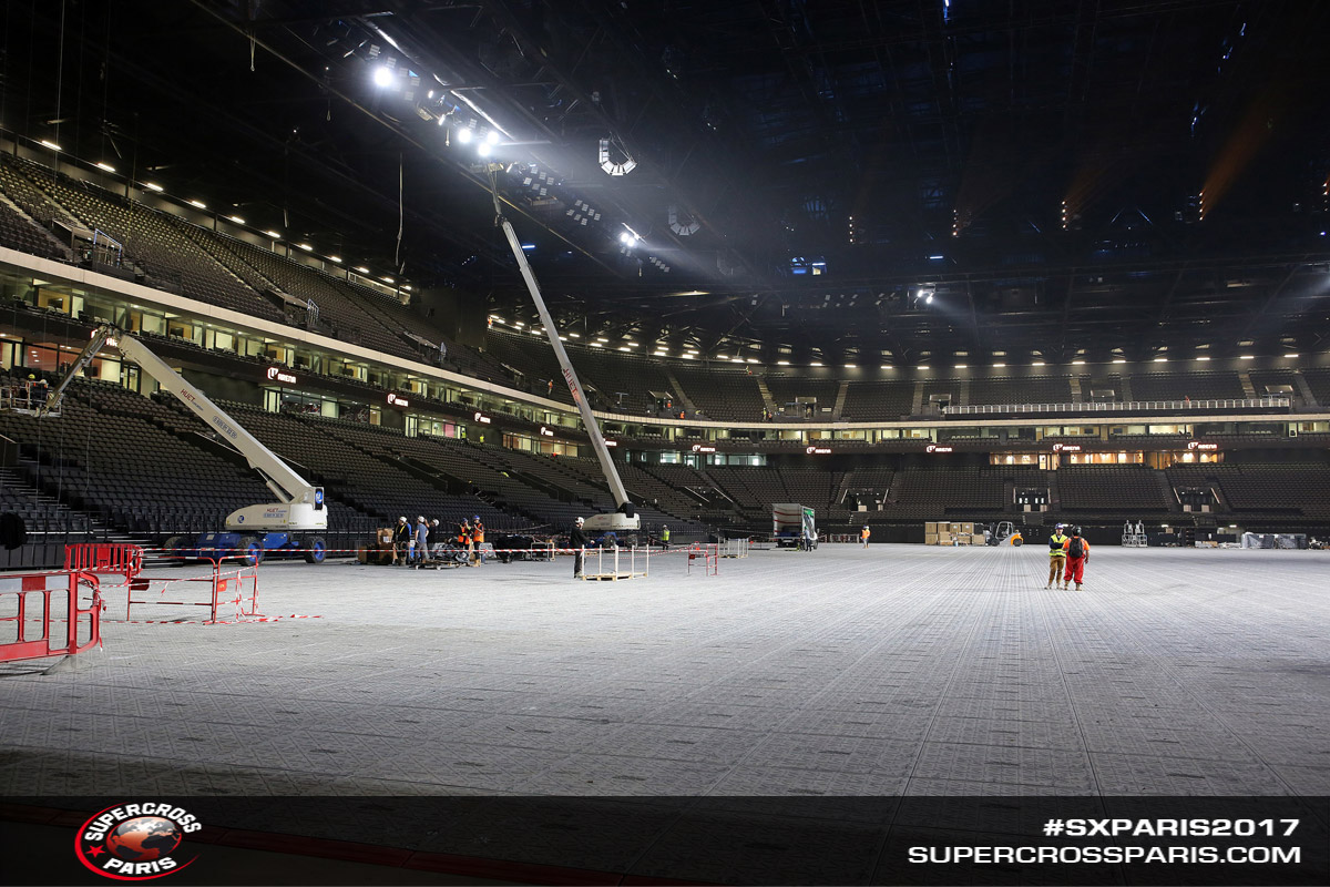 The floor of the new arena.