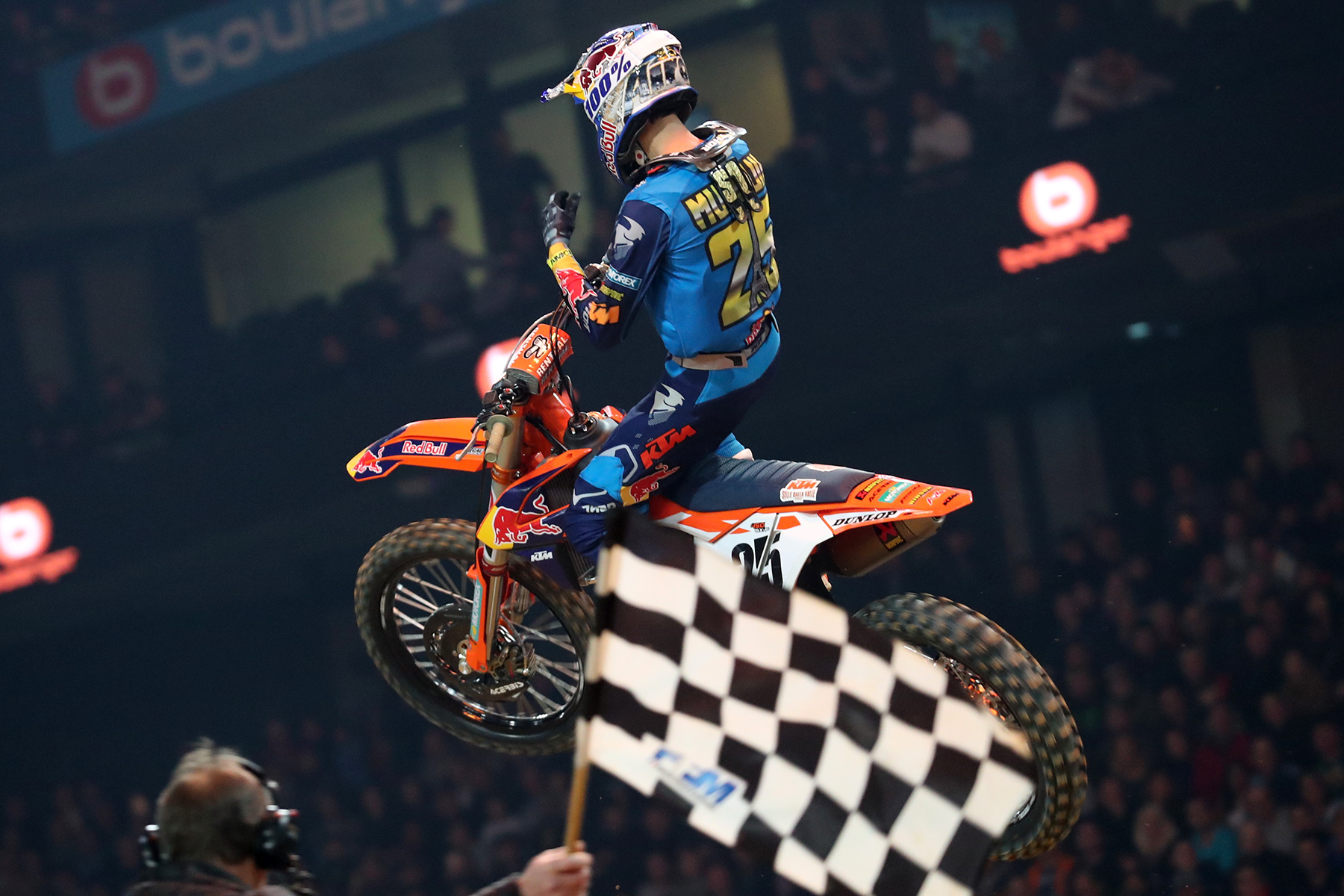 A familiar site this off-season for Musquin, who won Monster Energy Cup, Red Bull Straight Rhythm, and Paris Supercross.