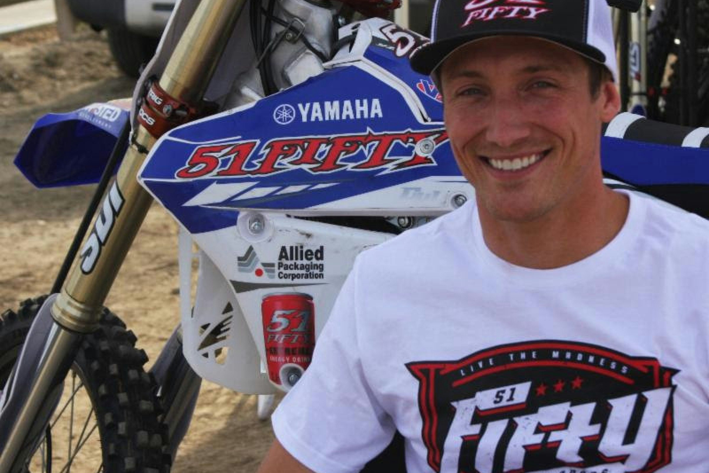 Kyle Chisholm Agrees to Deal with 51FIFTY Energy Drink Yamaha