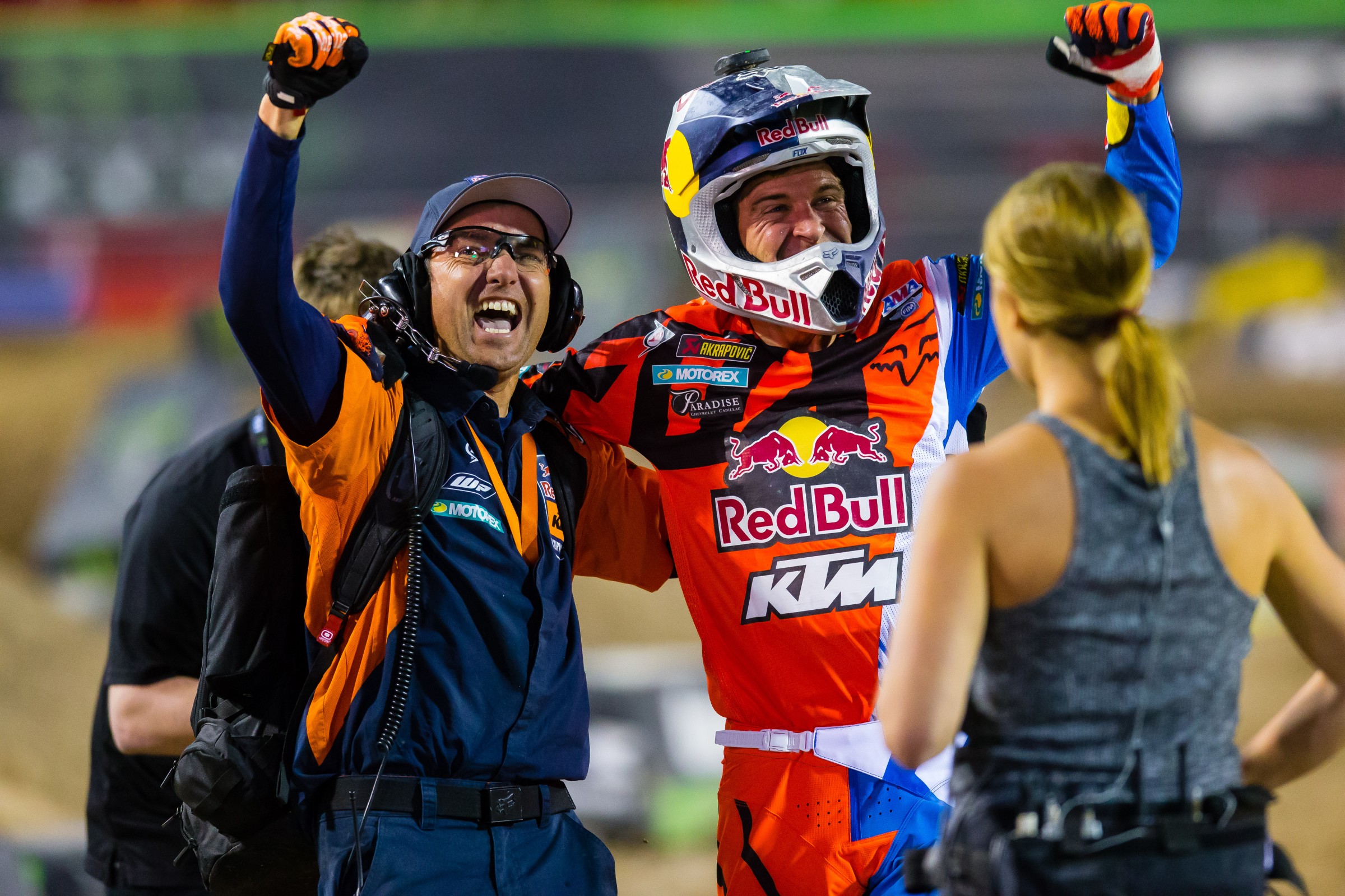 The decorated rider went on to retire less than two weeks after finishing at Las Vegas.