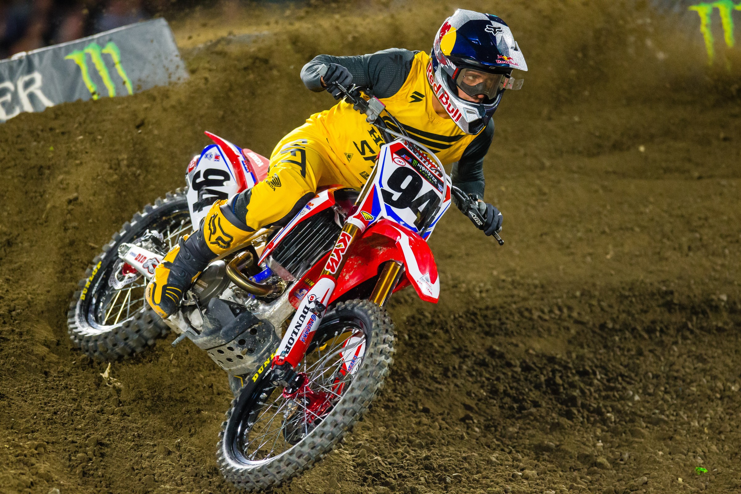 Roczen started off the 2017 supercross season with a win at Anaheim 1.
