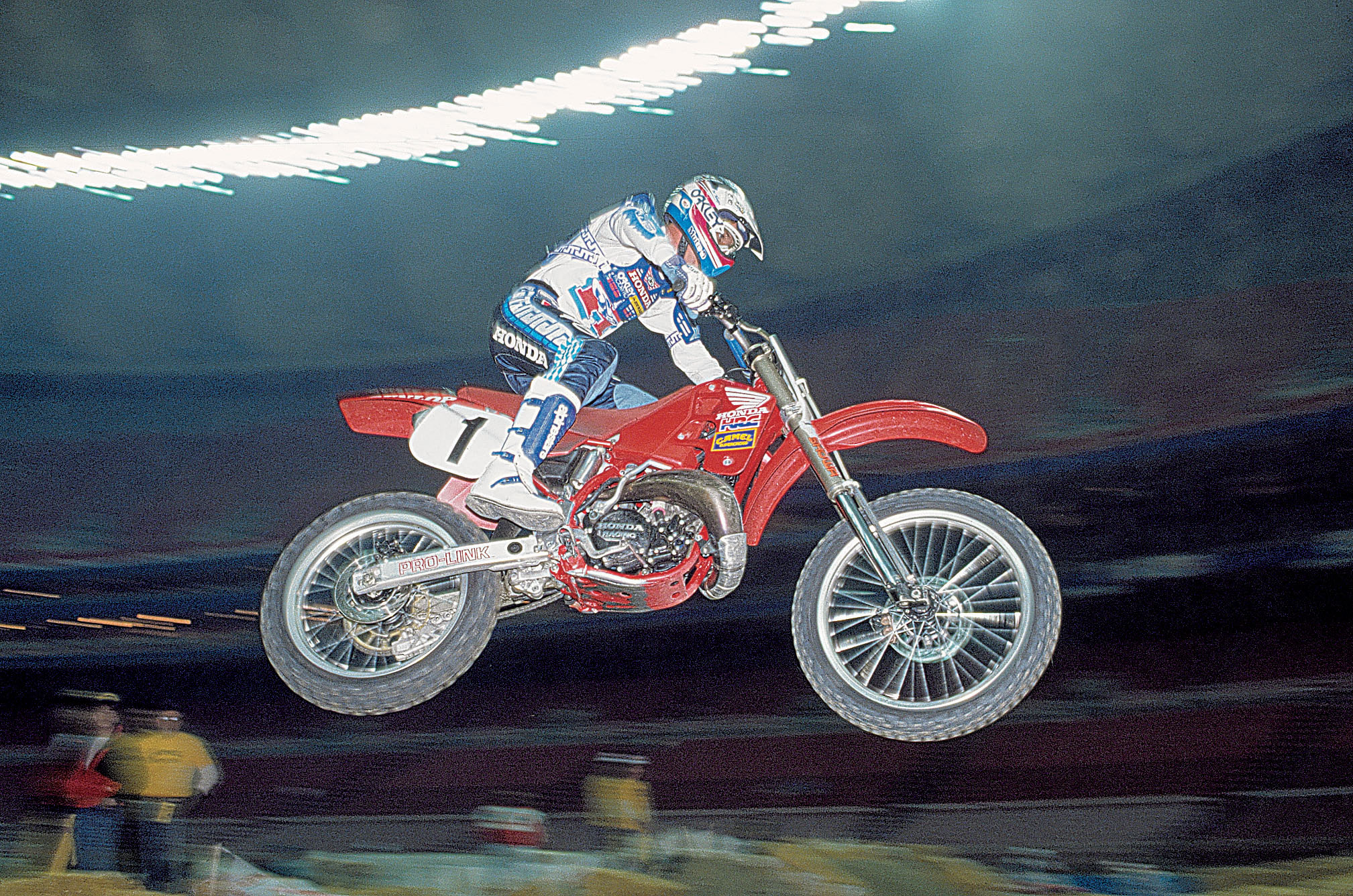 Rick Johnson sported JT Racing gear for the 1989 supercross season.