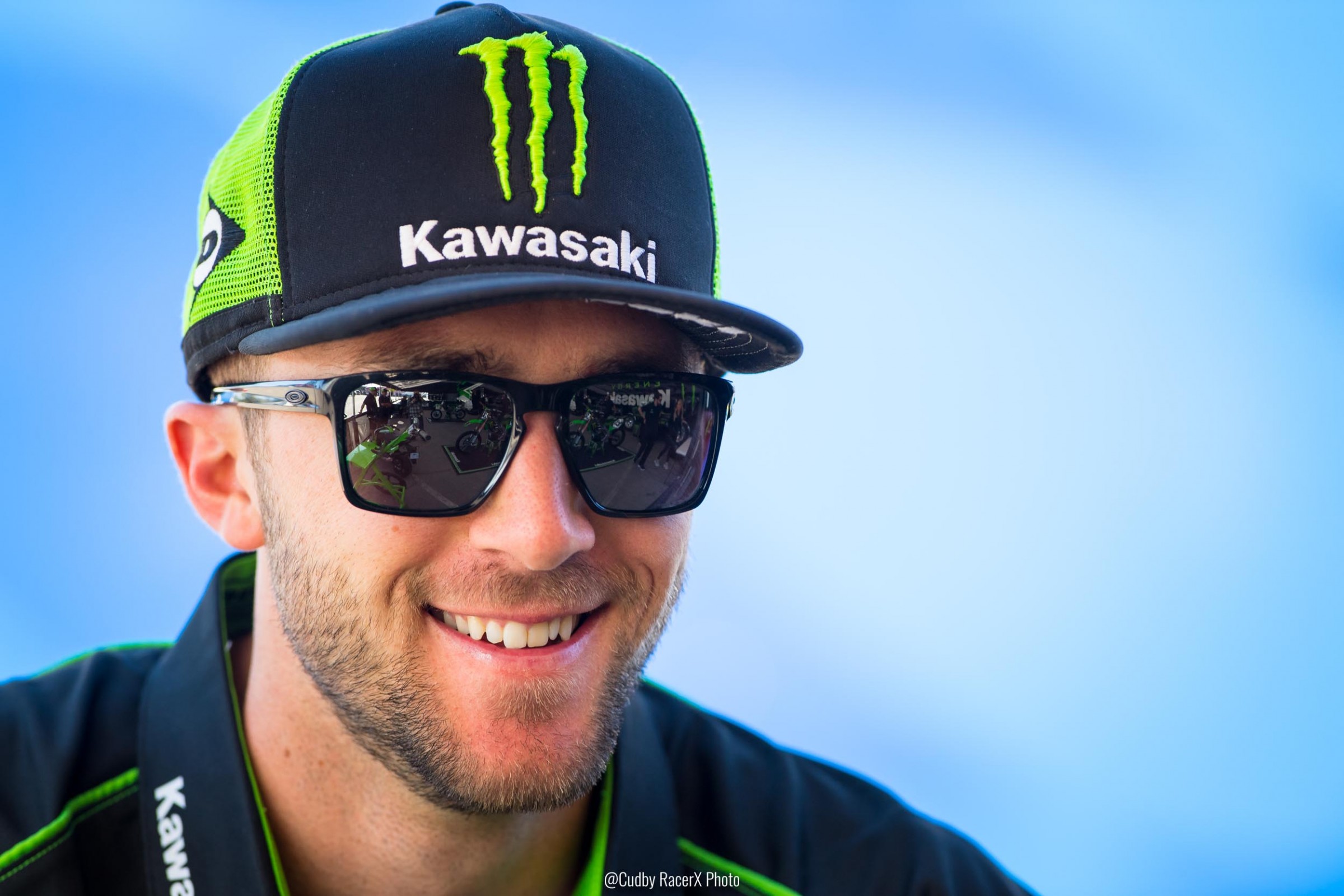 Eli Tomac at press day.