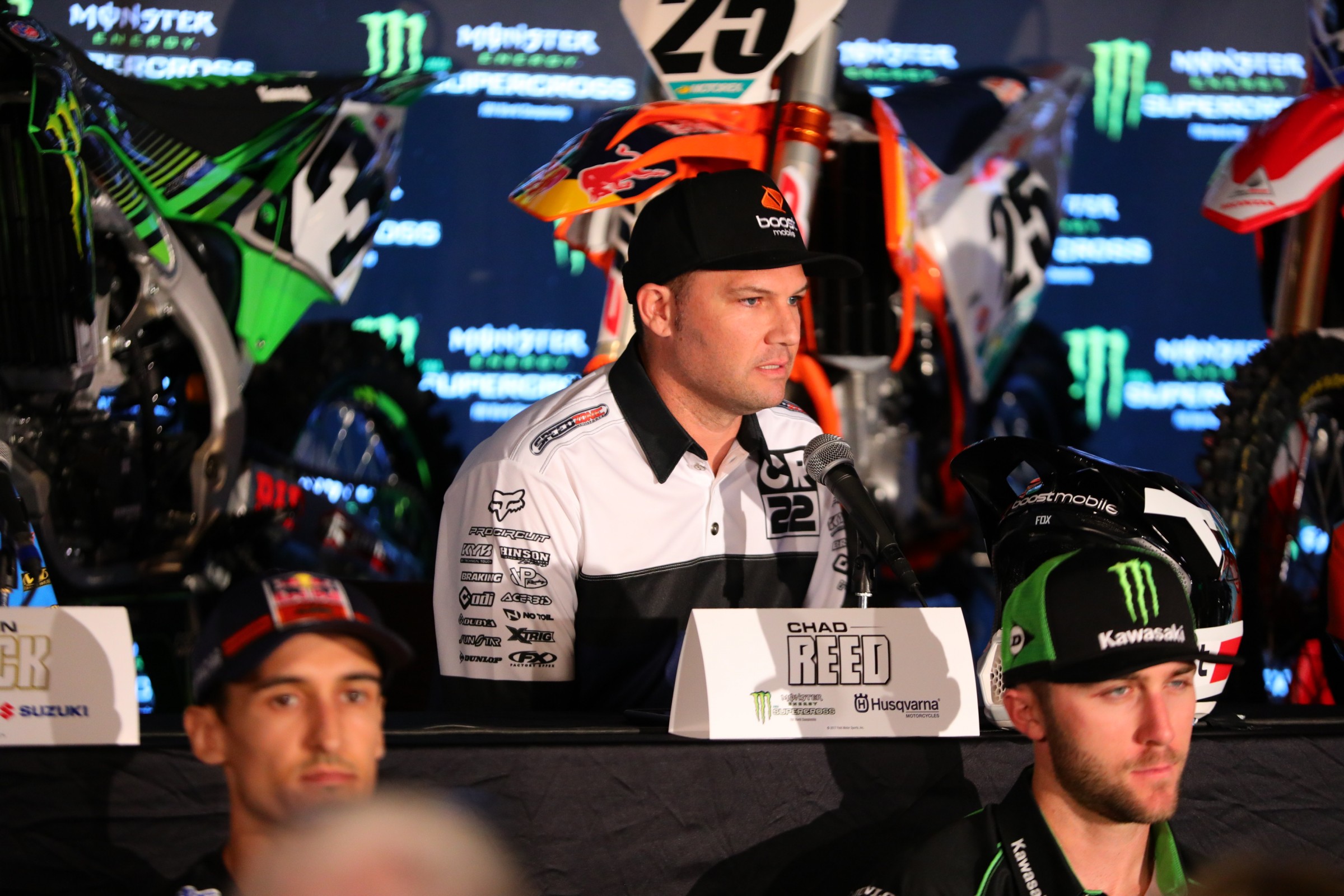 Reed isn't as ready as he'd like to be, but says he's just happy to be racing his dirt bike again.