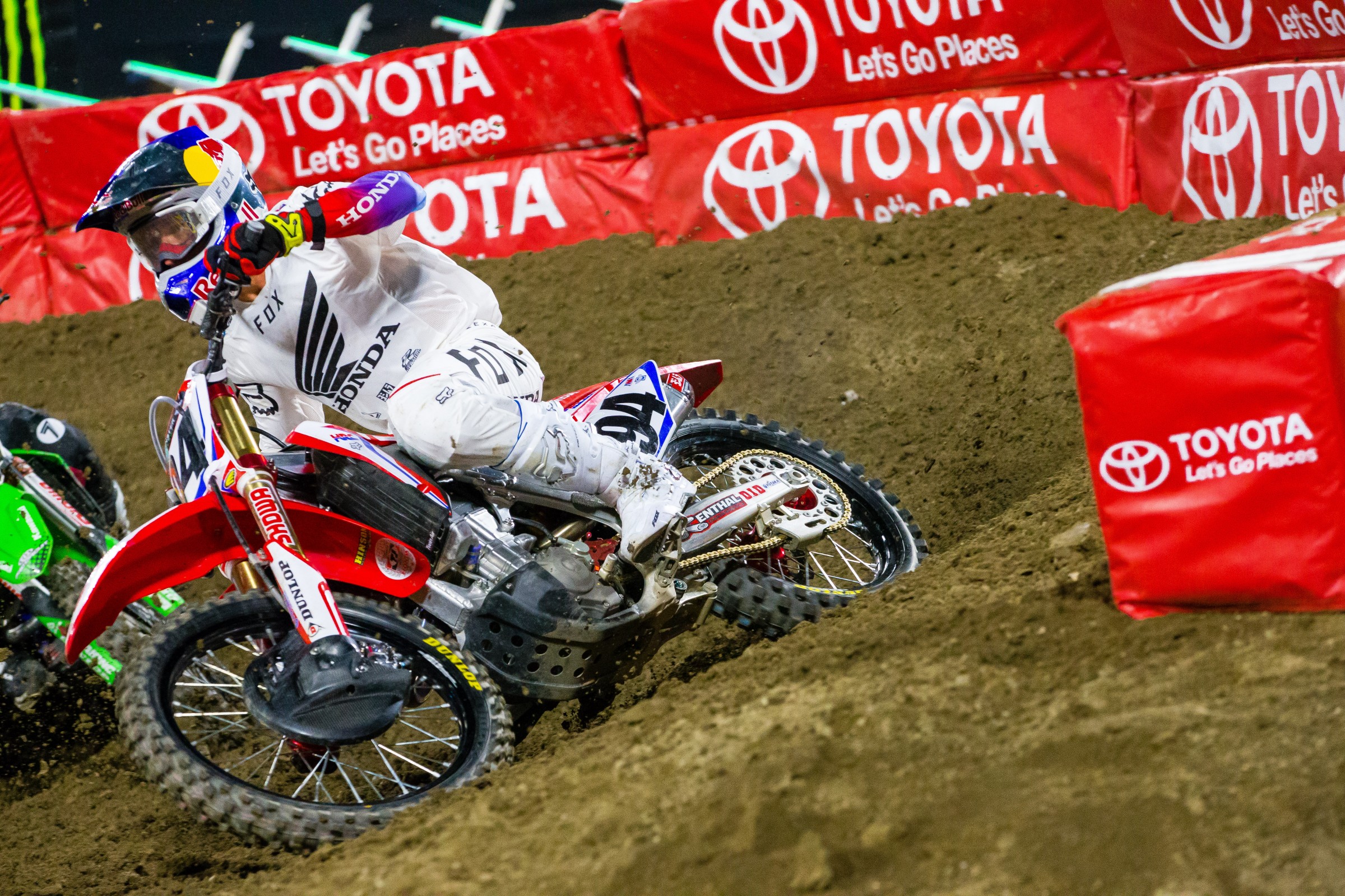 Barely missing the podium, Roczen took fourth place.
