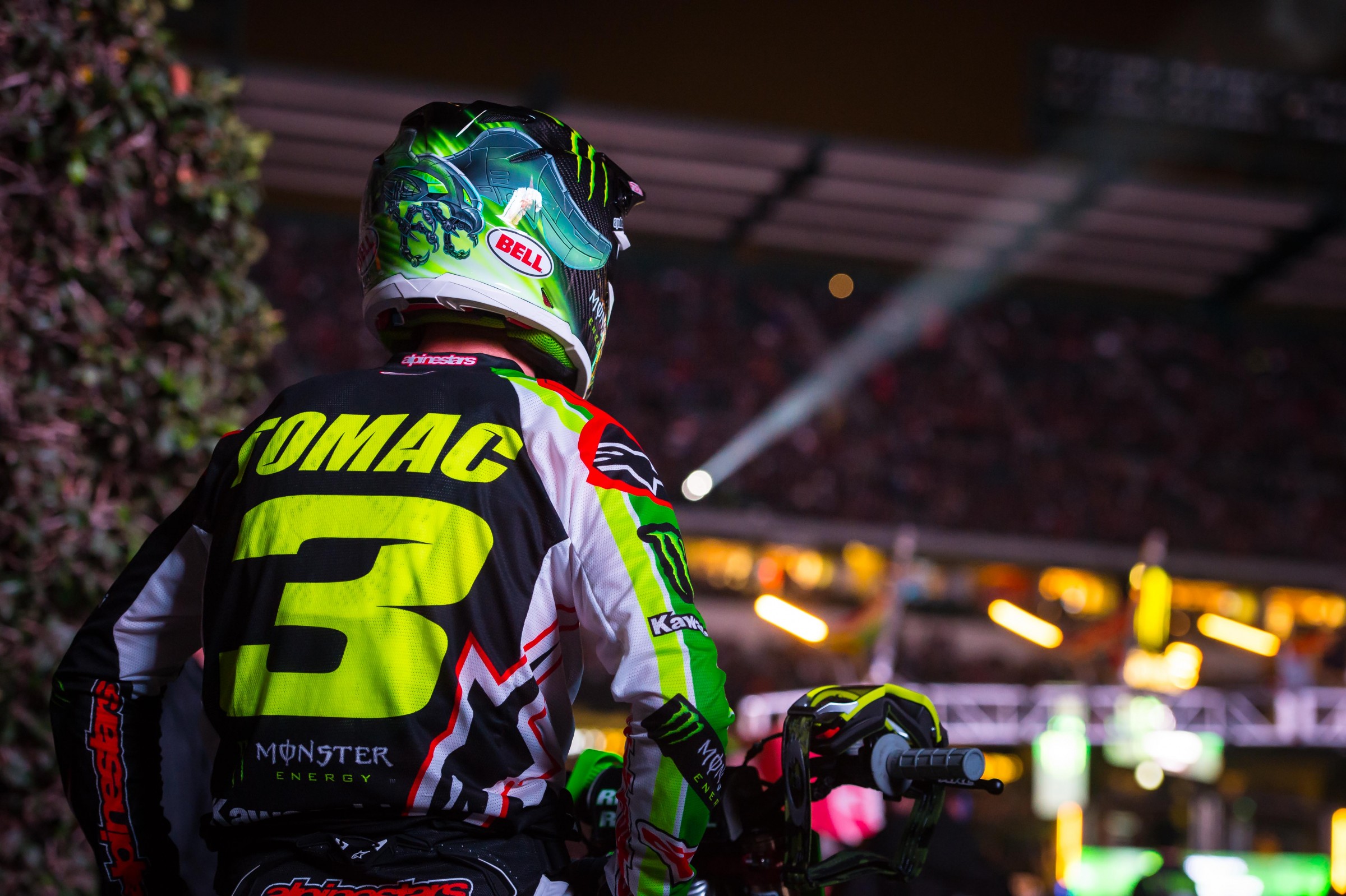 Tomac placed second in overall points in 2017.