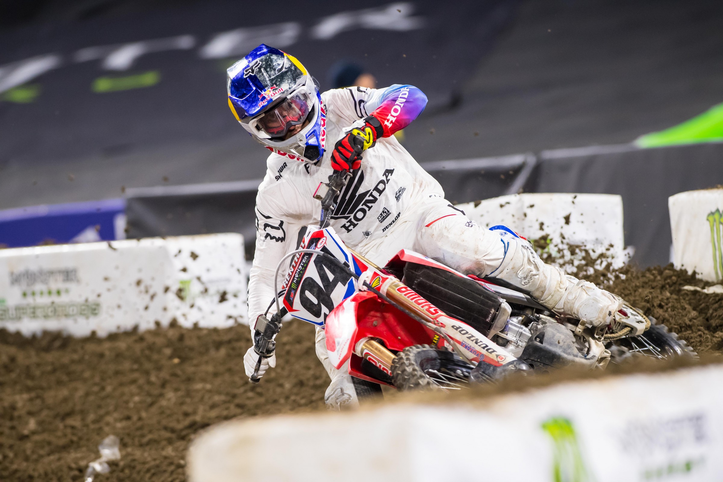 Roczen made his way to fourth place by the end of the race.