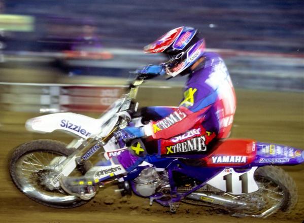 Larry Ward was a regular visitor to the podium in 1995 aboard his Noleen/Sizzler Yamaha.
