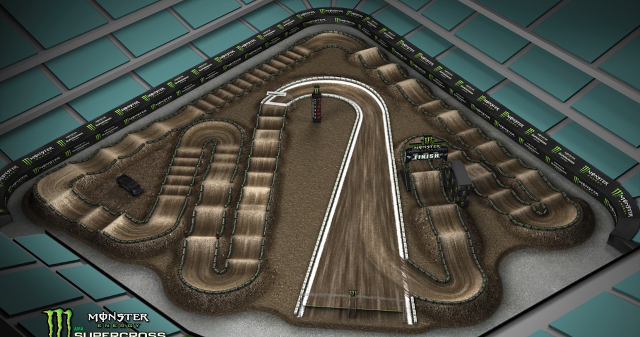 Anaheim II Animated Track Map Released Supercross Anaheim II Animated Track Map Released Supercross