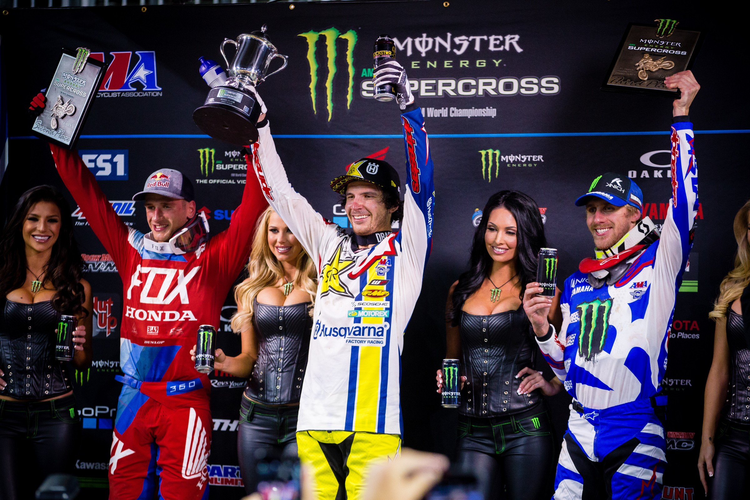 Barcia (right) made the podium two weeks in a row.