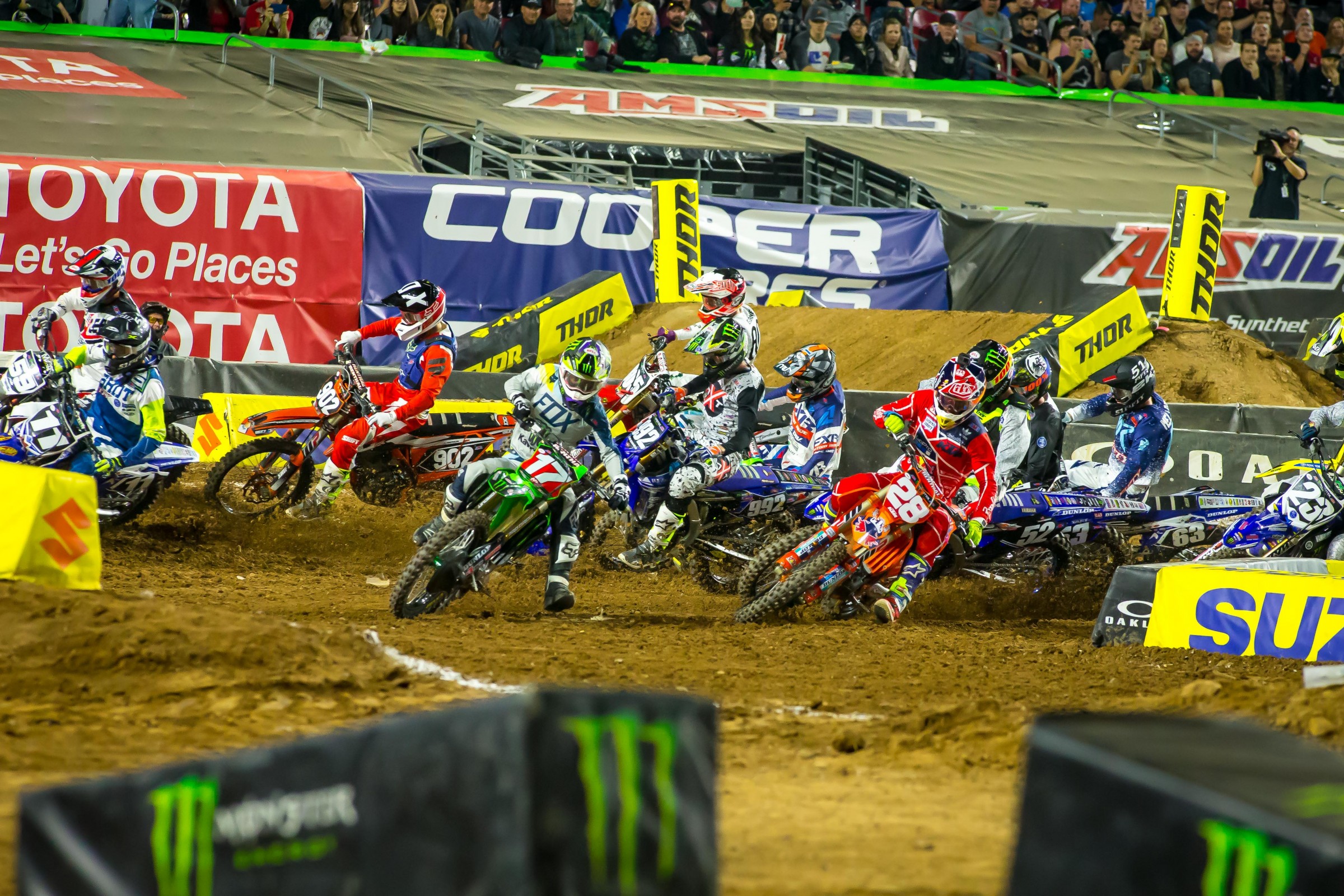A longer start straight creates a safer first turn for riders, says Jason Thomas.