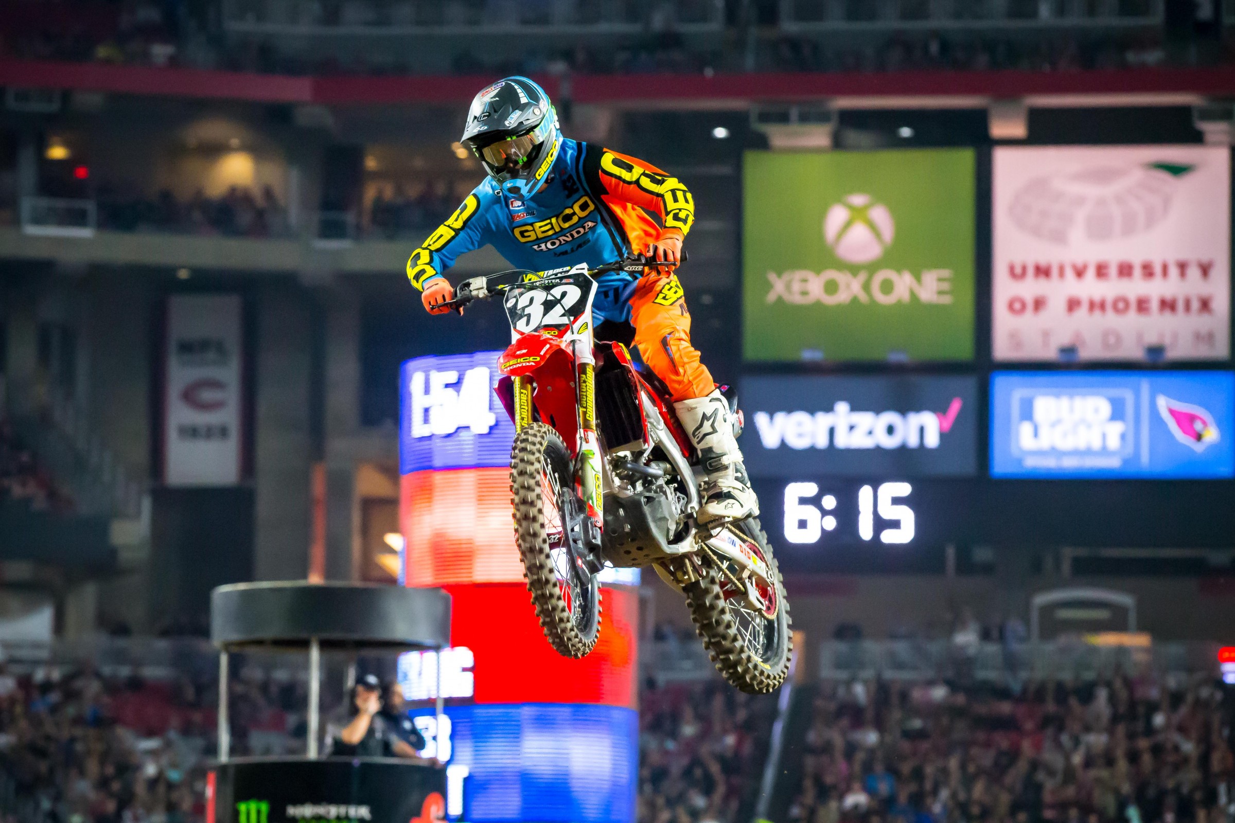 Craig won Glendale SX in 2016.