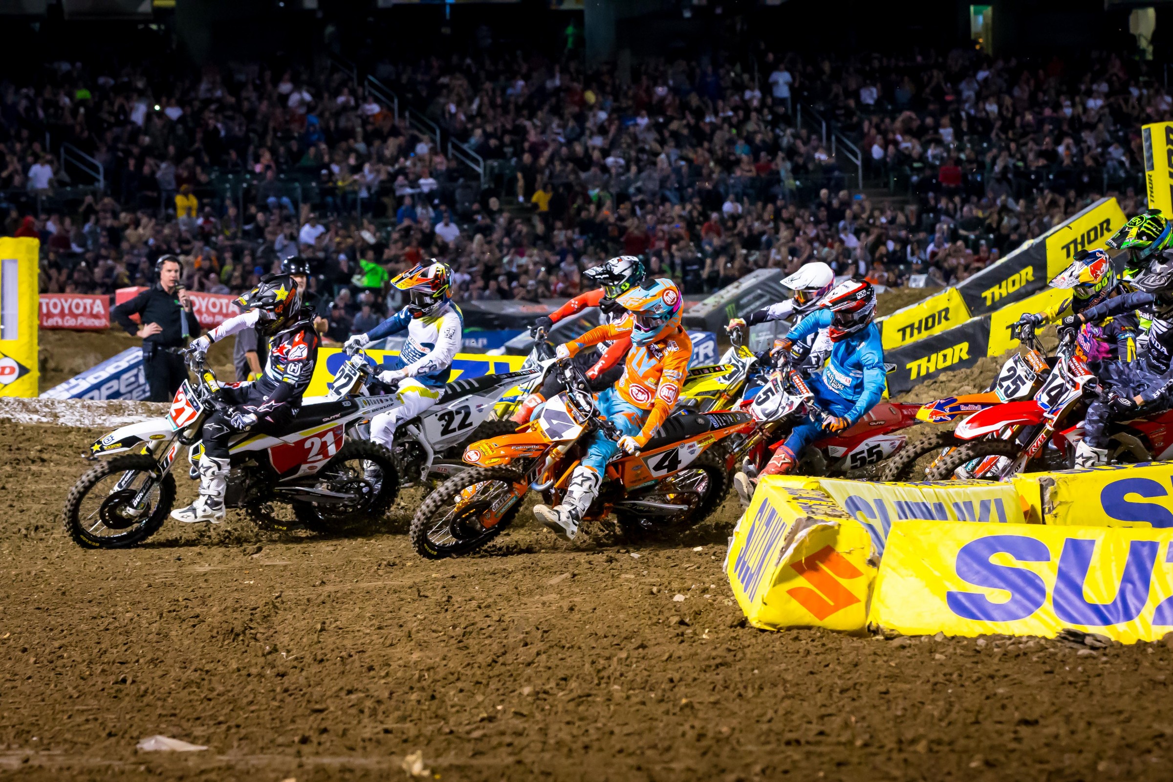 Blake Baggett recorded the best night of his season by taking third place.