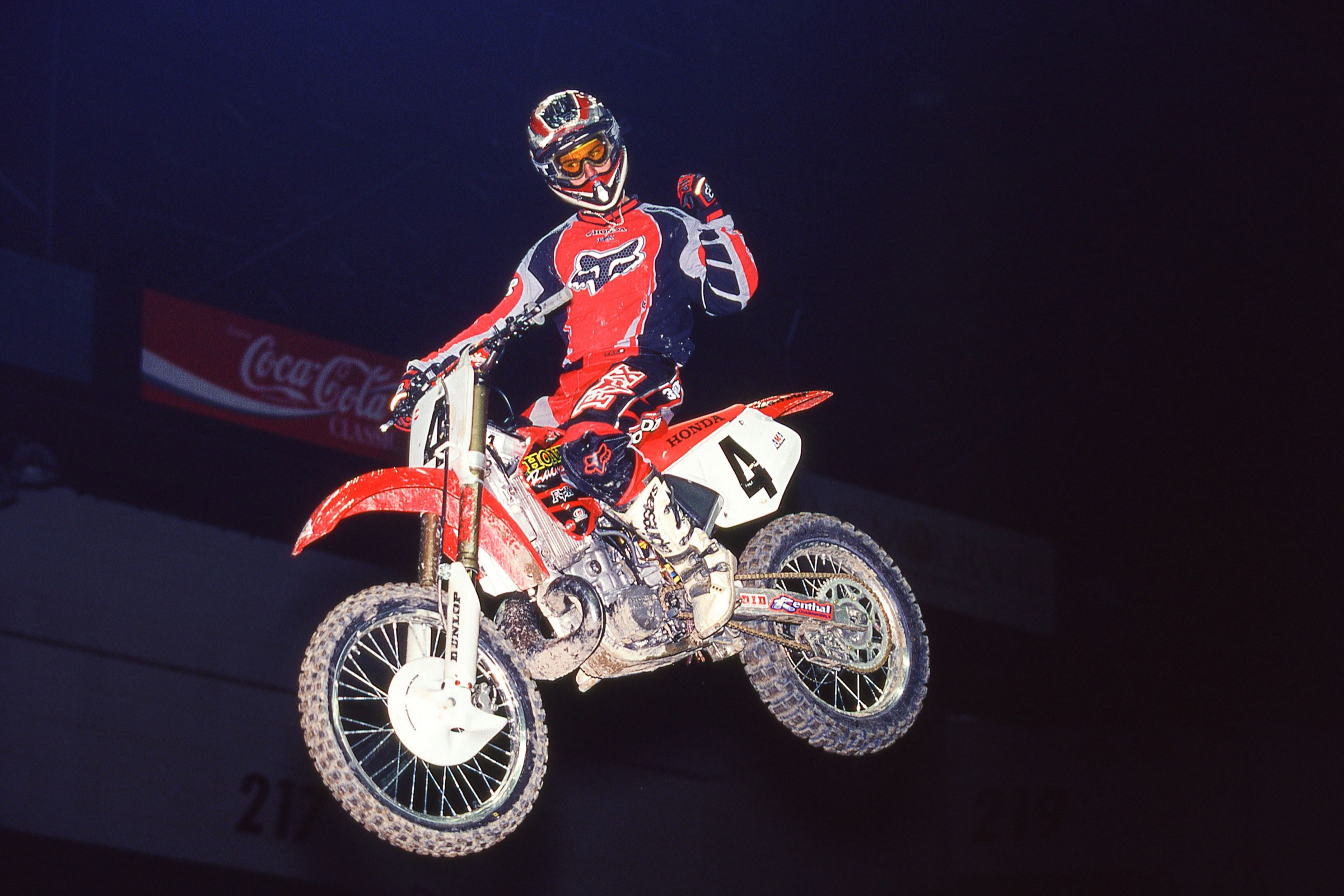 Lusk started the 1999 supercross season with a flurry of wins.
